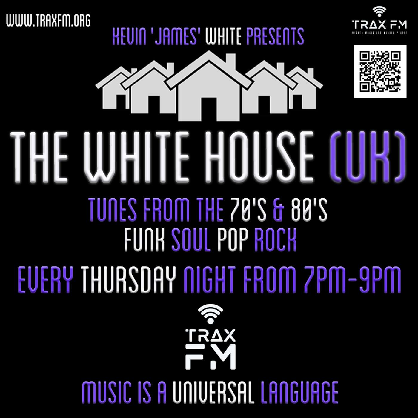 Kev White's The Whitehouse Show Replay on www.traxfm.org - 25th June 2026