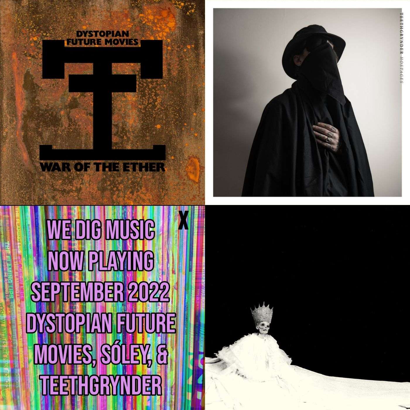 We Dig Music - Series 5 Episode 9 - Now Playing Sept 2022 - Dystopian Future Movies, Sóley, & Teethgrynder episode artwork