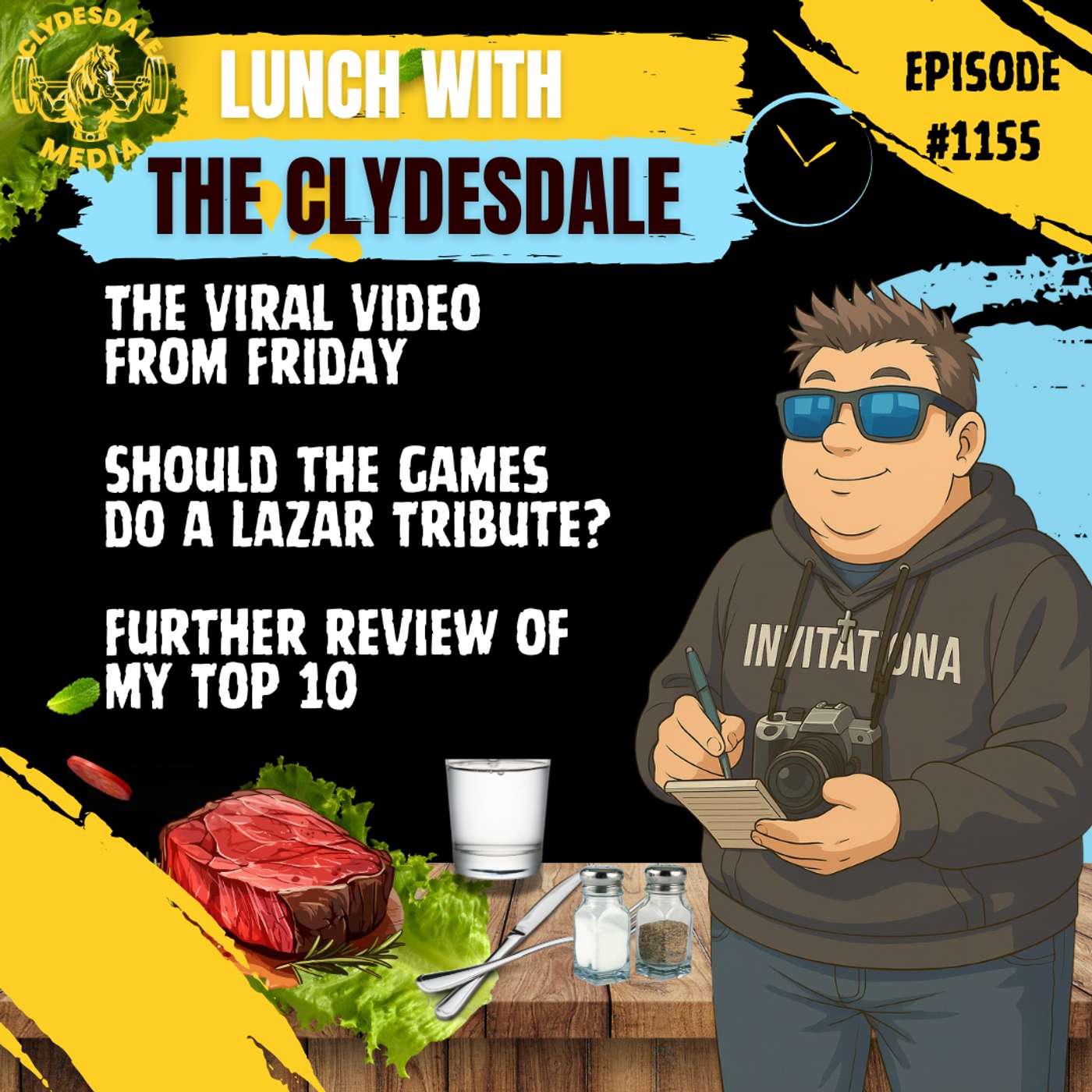 Lunch with the Clydesdale - Should there be a Lazar Tribute at this year's CrossFit Games episode artwork