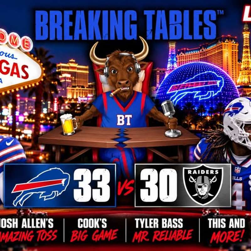 **VEGAS ROLLED THE DICE… BUT BUFFALO HIT THE JACKPOT!** **BILLS WIN 33 ...