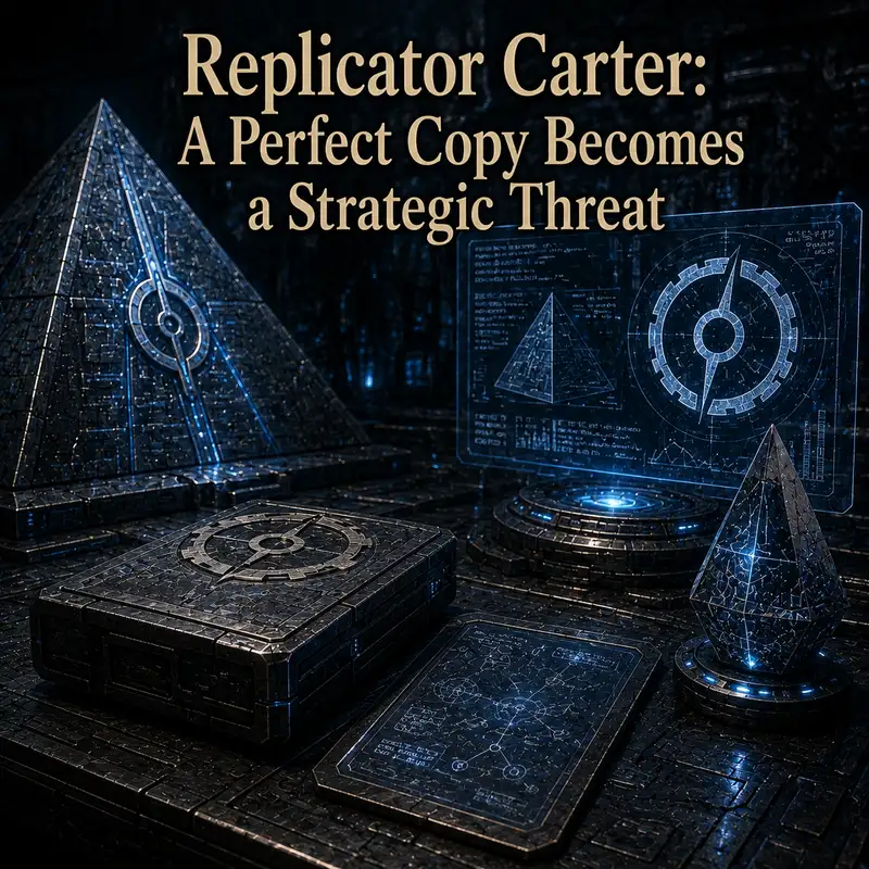 Replicator Carter: A Perfect Copy Becomes a Strategic Threat