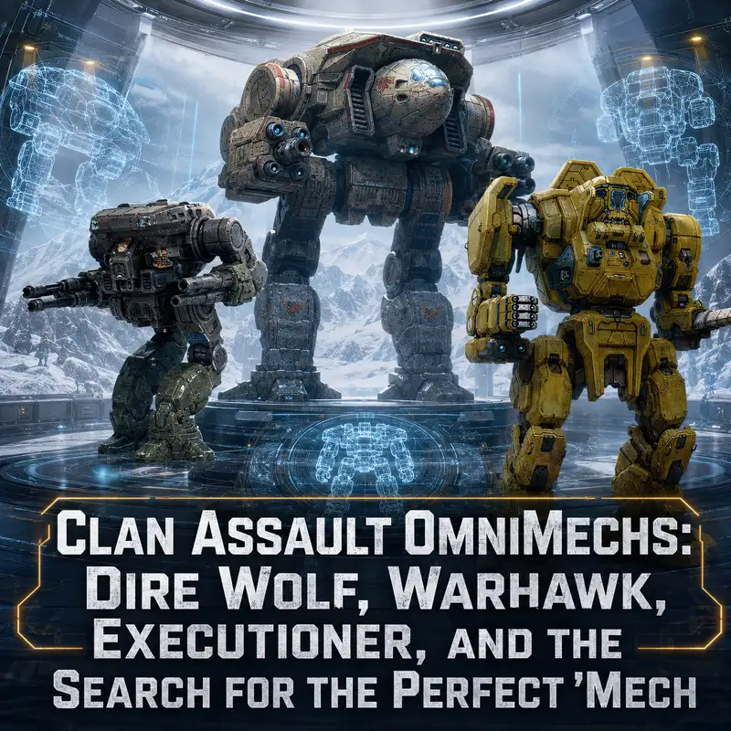 Clan Assault OmniMechs: Dire Wolf, Warhawk, Executioner, and the Search for the Perfect ’Mech