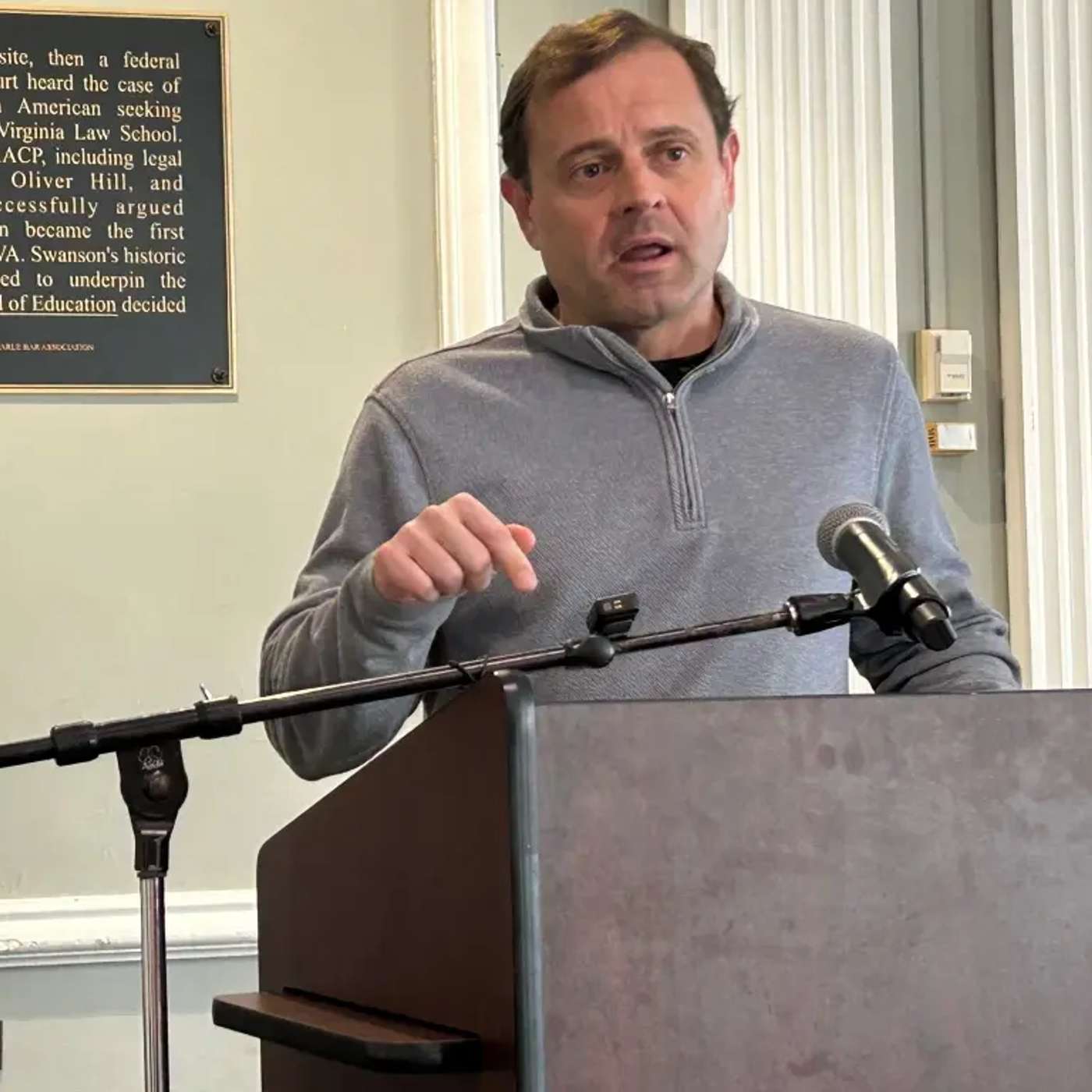 Tom Perriello joins Mike Barber