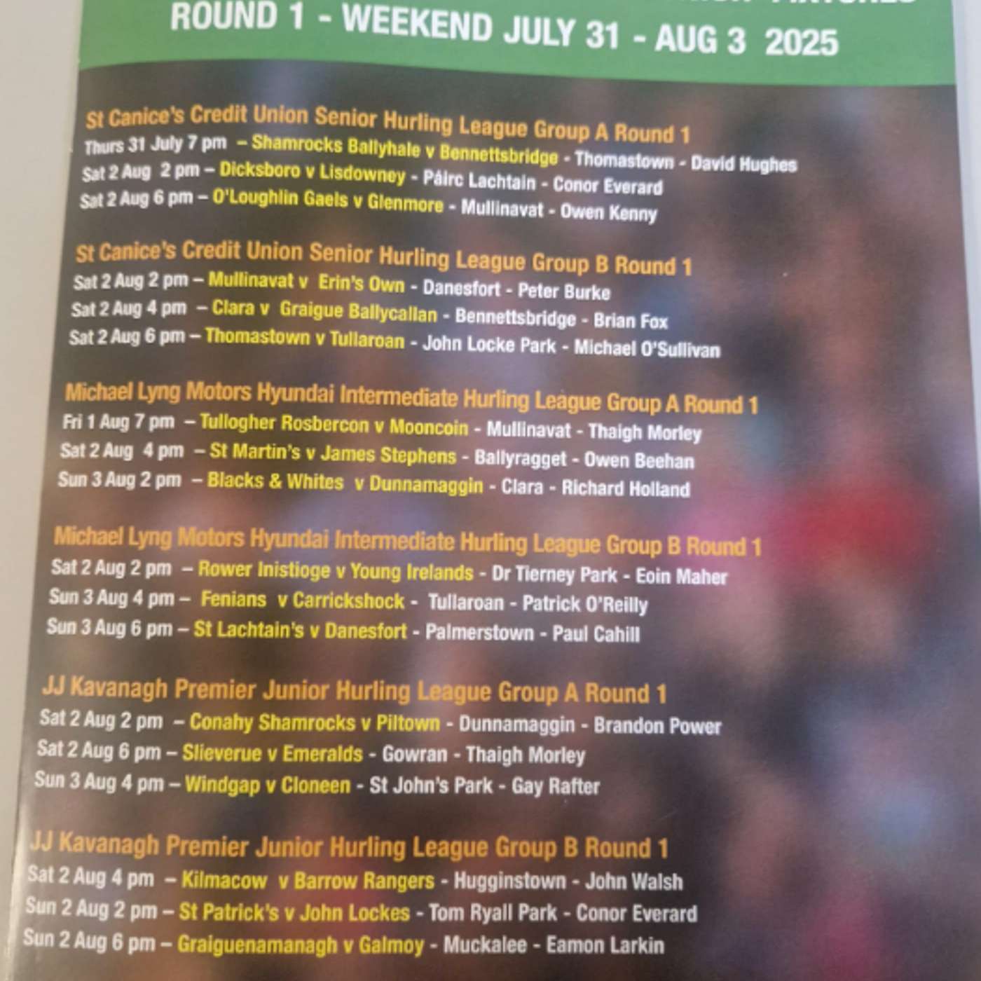 Michael Walsh and Eddie Scally on the opening weekend in Kilkenny. Plus, we look ahead to the Carlow semi finals. episode artwork