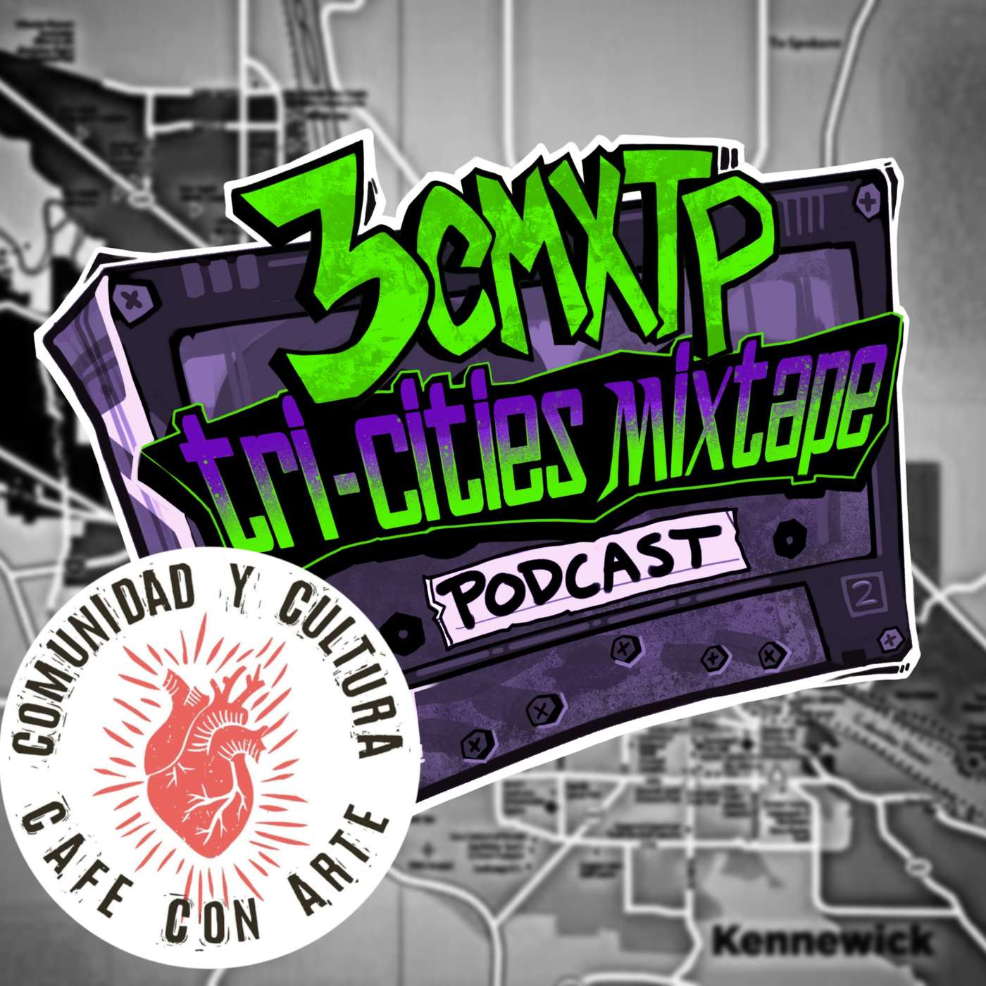 Cafe con Arte Interview. Tri-Cities Mixtape Podcast episode artwork