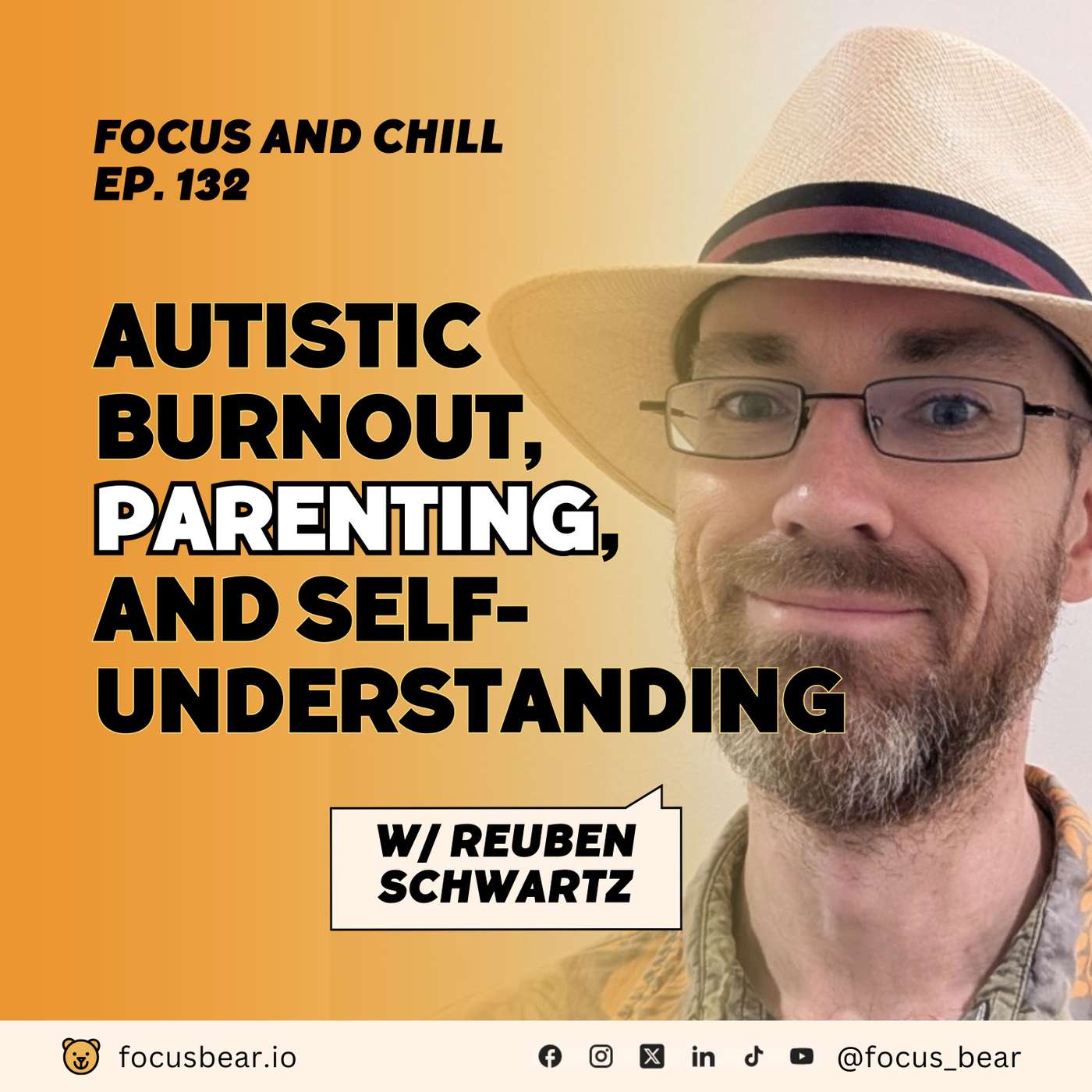 Autistic Burnout, Parenting, and Learning Not to Judge Myself - Ep 132 with Reuben Autistic Burnout, Parenting, and Learning Not to Judge Myself - Ep 132 with Reuben