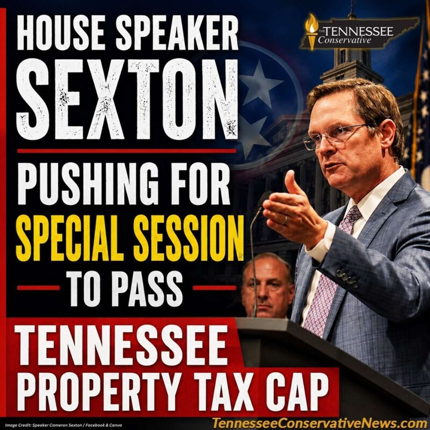 House Speaker Sexton Pushing For Special Session To Pass Tennessee Property Tax Cap