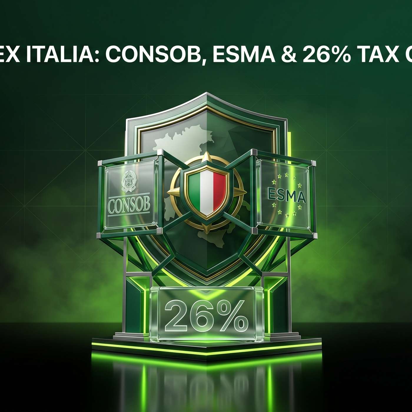 Forex Italia: CONSOB, ESMA & 26% Tax Guide