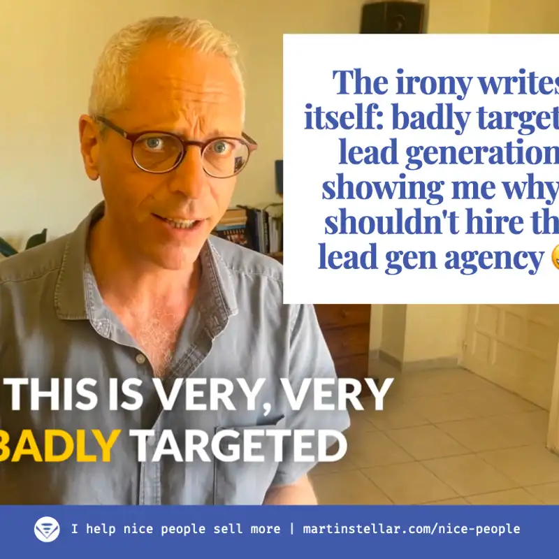 Ep 47 - I've found my nemesis, it's automated lead gen practices (aka spam at scale)