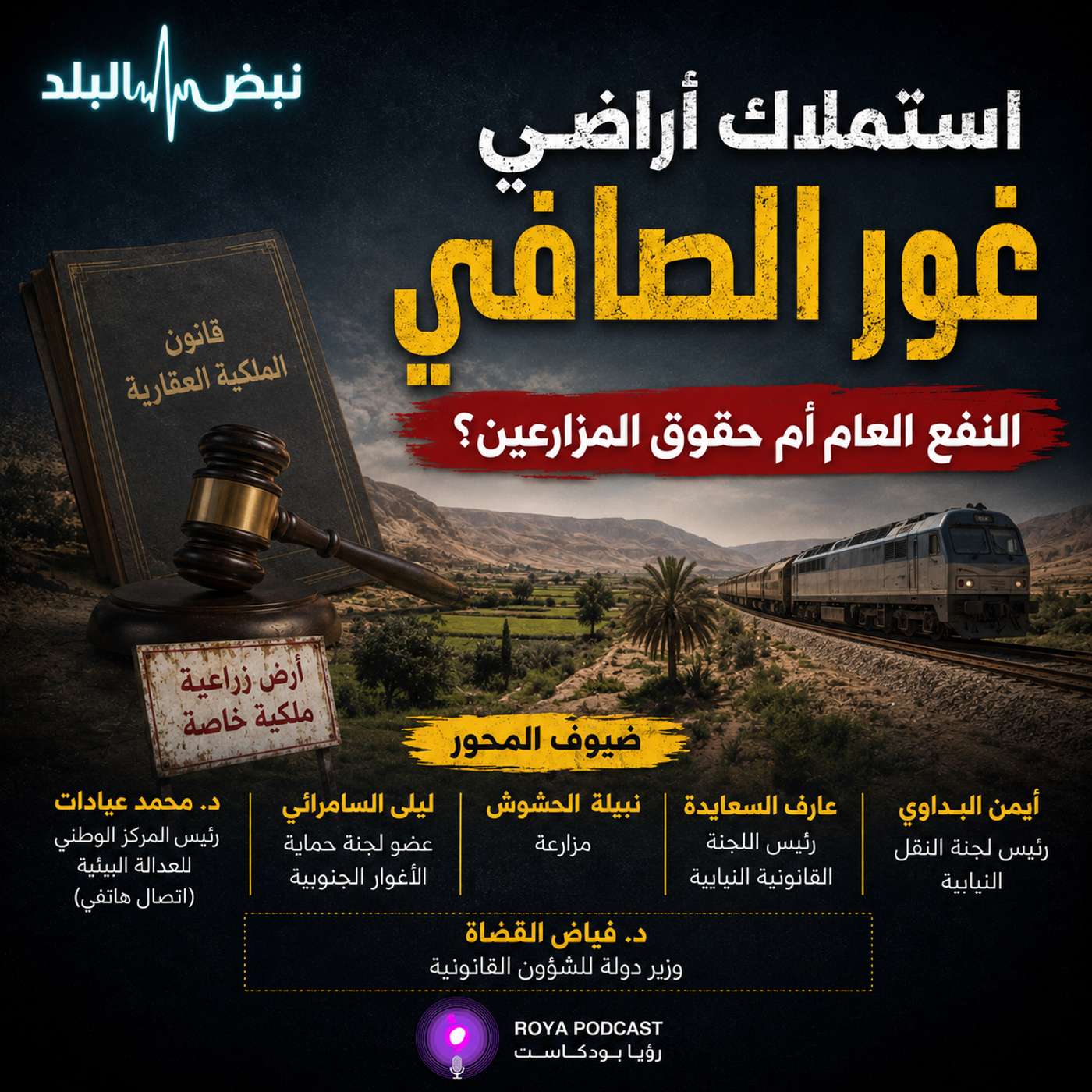 استملاك أراضي غور الصافي..النفع العام أم حقوق المزارعين؟ episode artwork