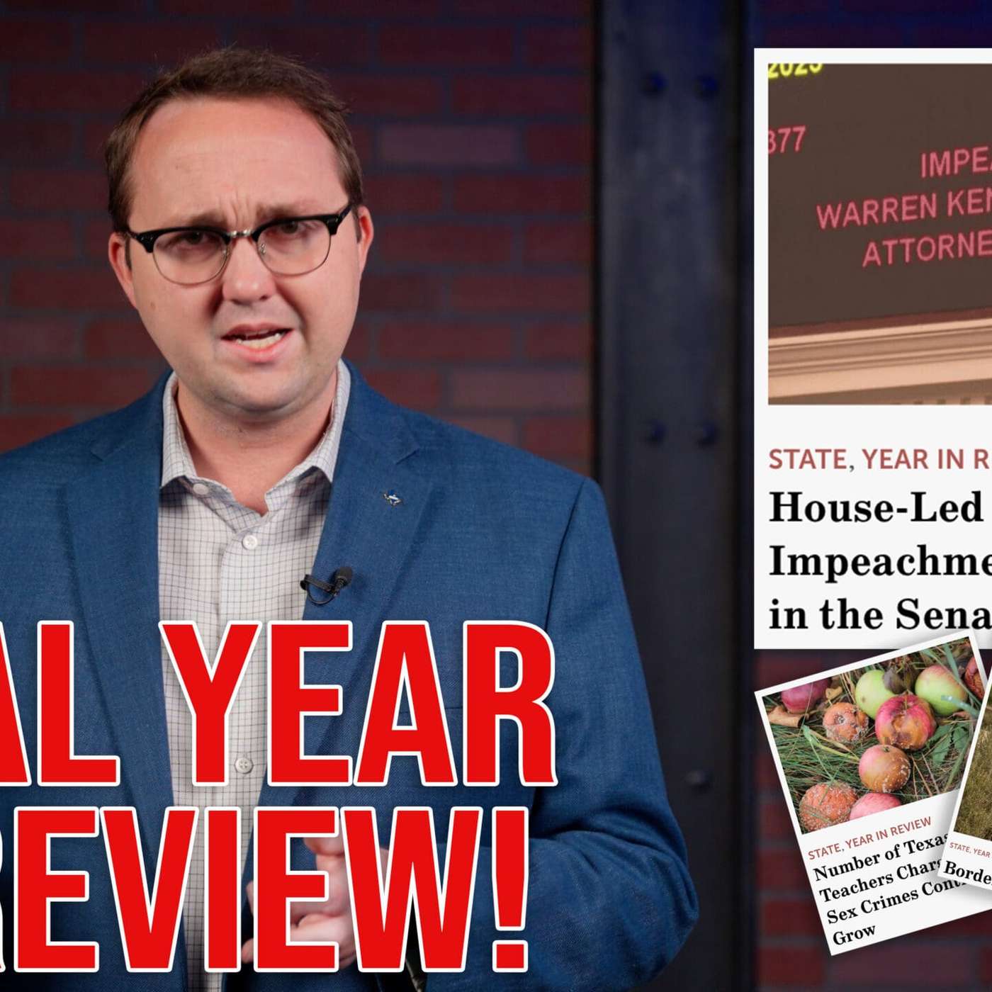 12/29/23 Bad Apples, Border Madness, and the Sham Impeachment