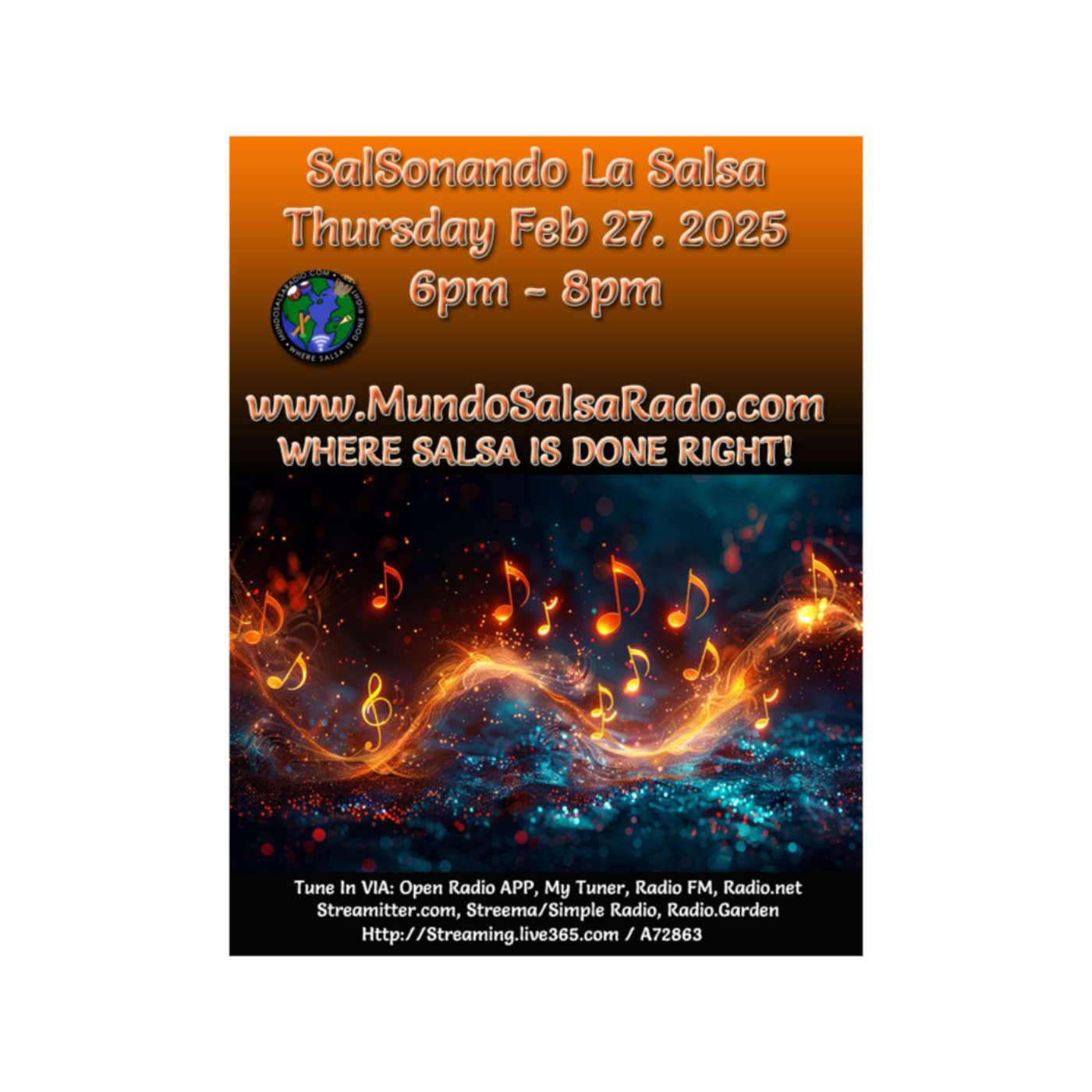 SalSonando La Salsa DJ Eddie Feb 27 2025 Show #93 episode artwork
