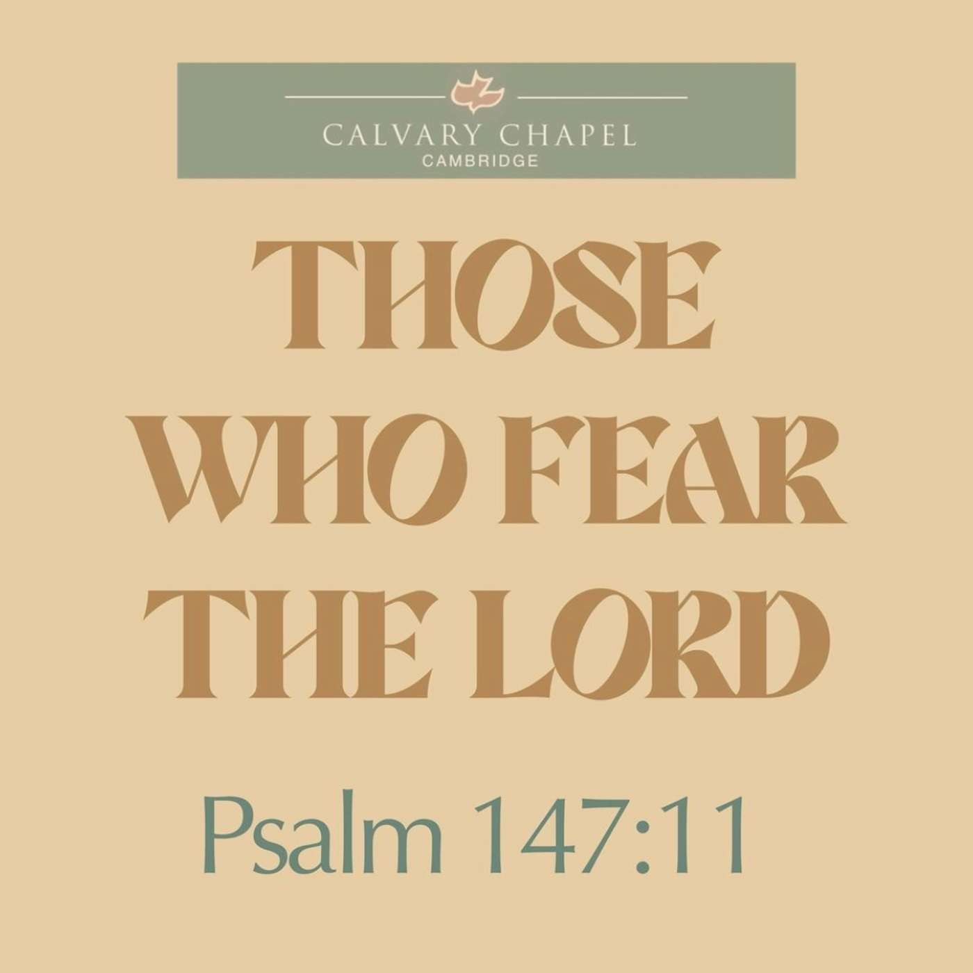 Those Who Fear The Lord