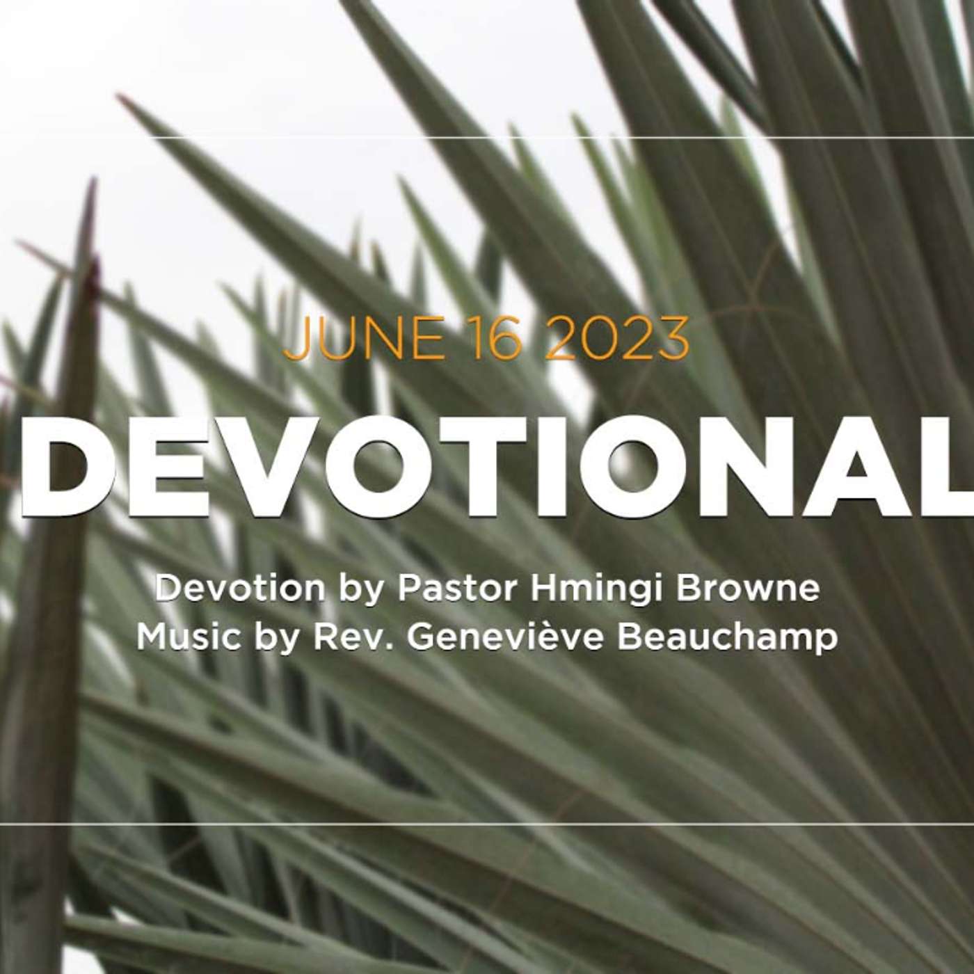 Devotion for June 16, 2023 with Pastor Hmingi Browne episode artwork