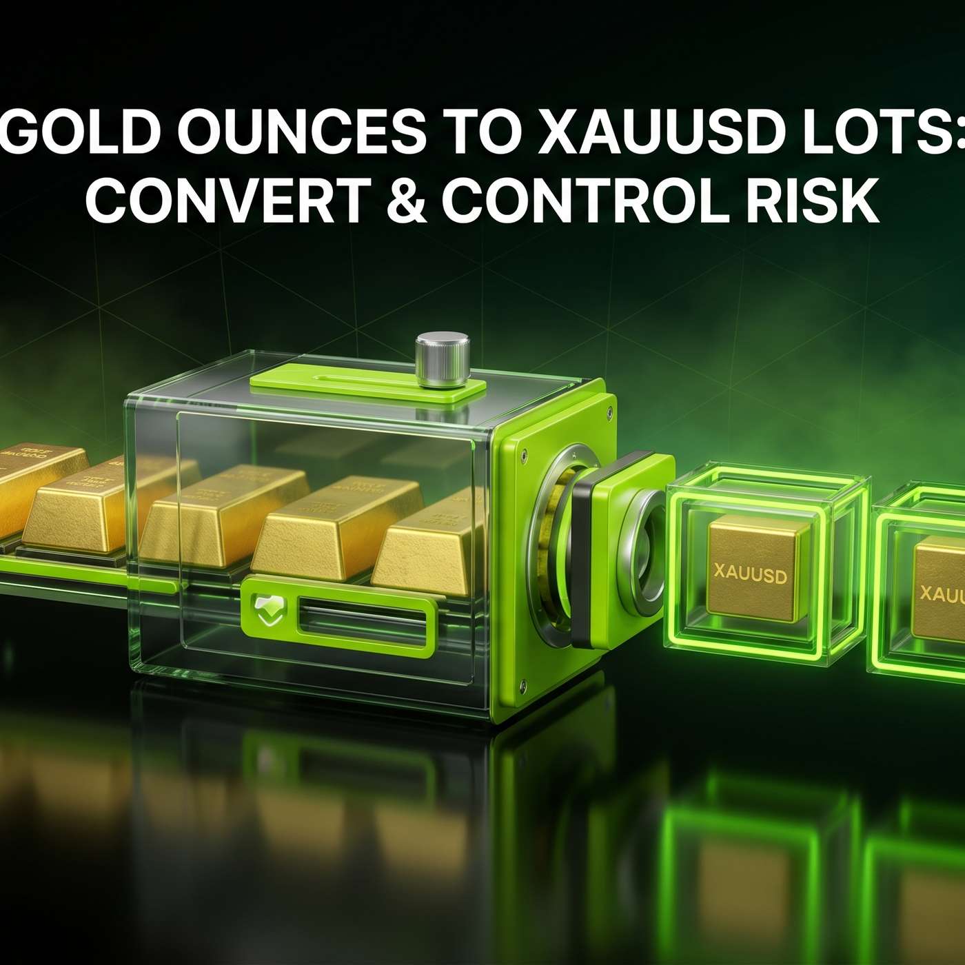Gold Ounces to XAUUSD Lots: Convert & Control Risk