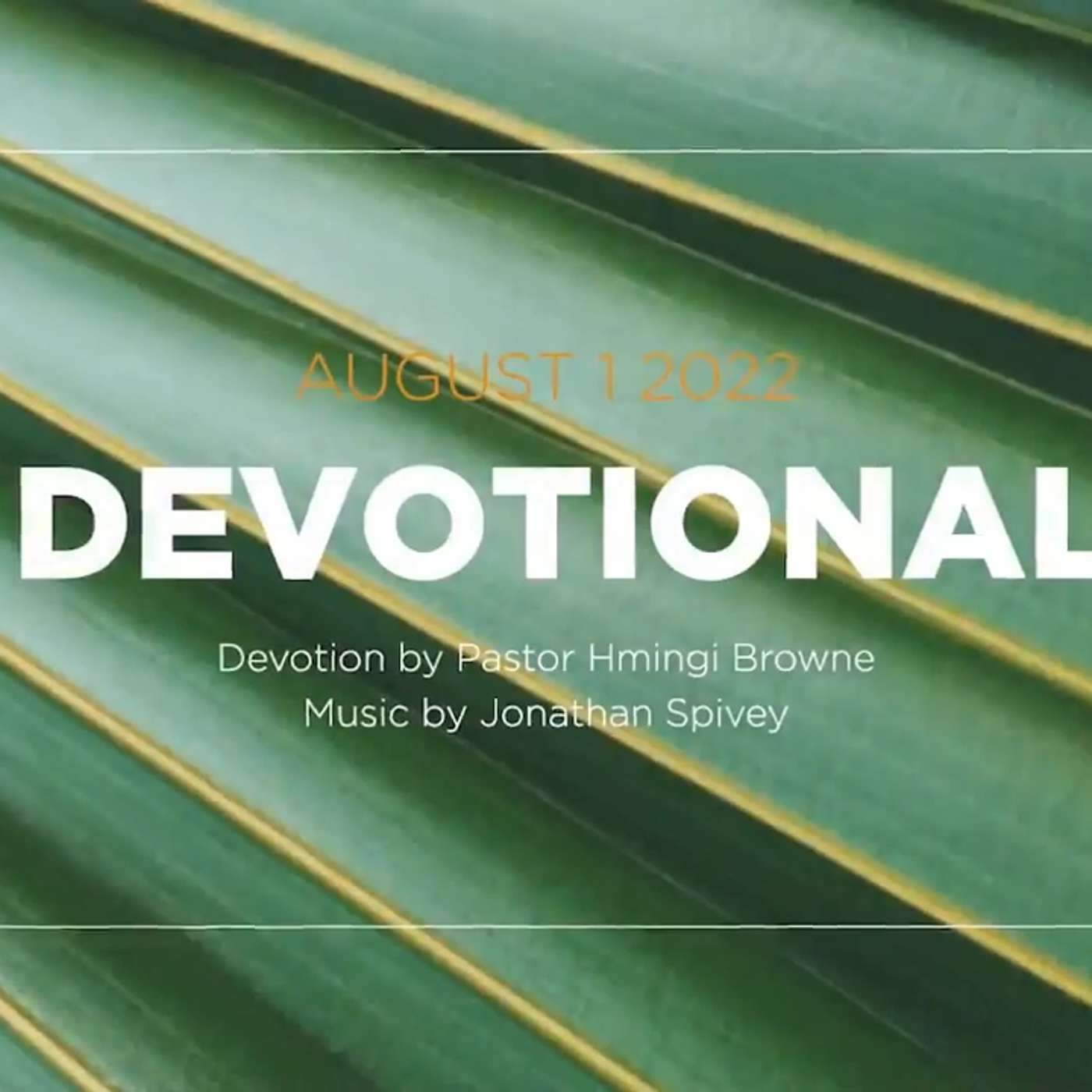 Devotion for August 1, 2022 with Pastor Hmingi Browne episode artwork