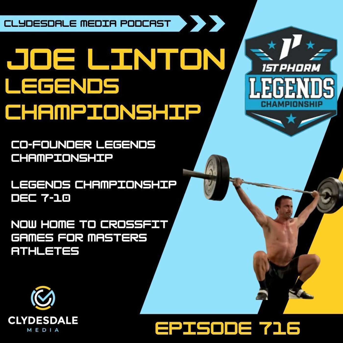 Hear what is going on with The Legends Championhip & Joe Linton | Clydesdale Media Podcast episode artwork