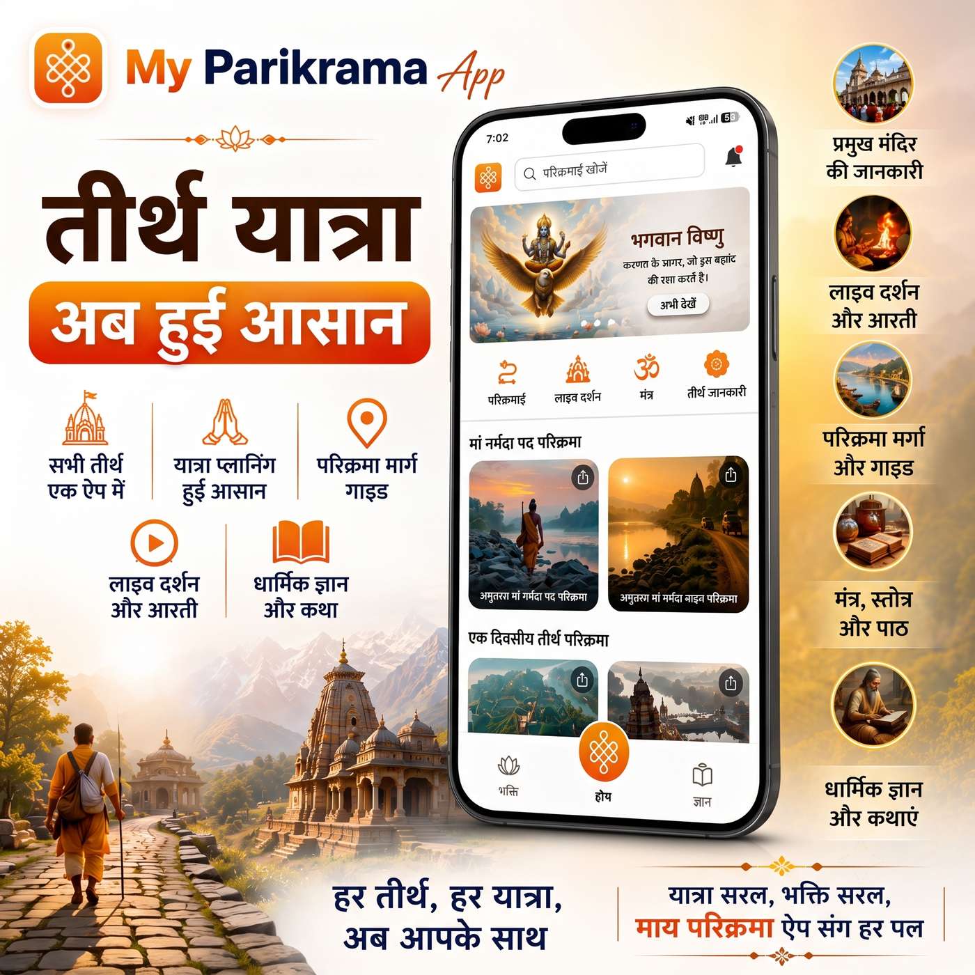 अब हर तीर्थ की जानकारी आपके हाथ में | My Parikrama App episode artwork