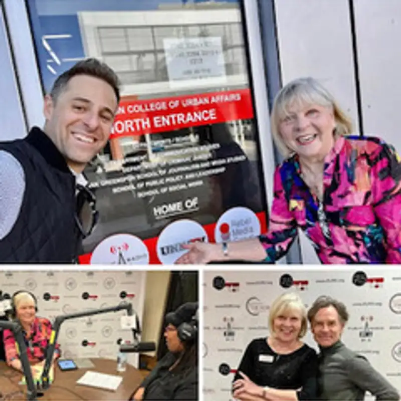 Rita On The Road Episode 6 - John Stevenson, Owner/CEO Stevenson Retirement Solutions; Monickie Scott, KUNV Membership Manager; Karl Baumann, Dancer, Musician, Author of “Digging Deep Into Auspicious Coincidences” (March 26, 2023)