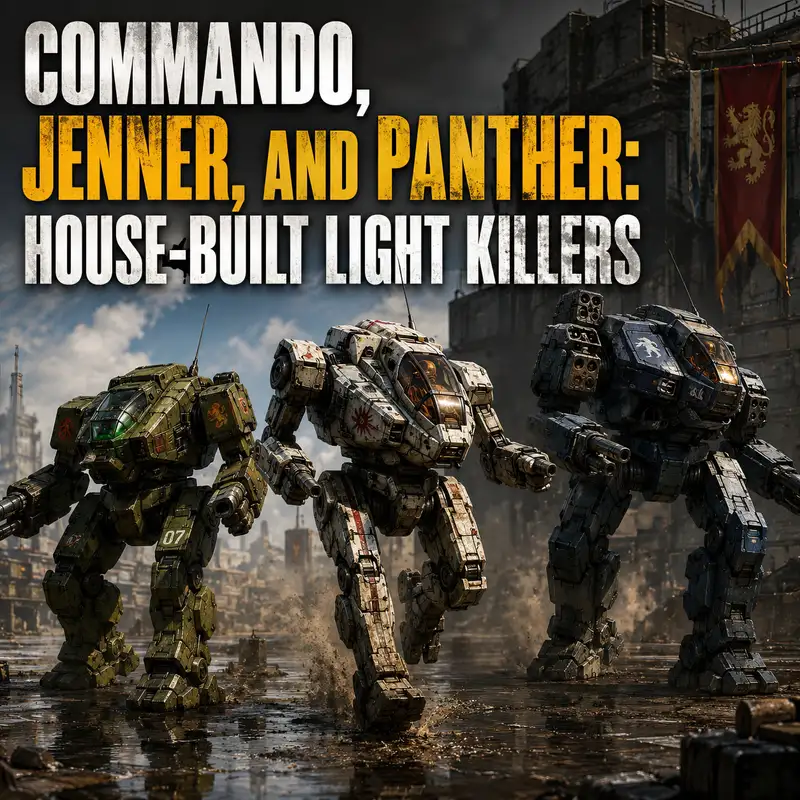 Commando, Jenner, and Panther: House-Built Light Killers