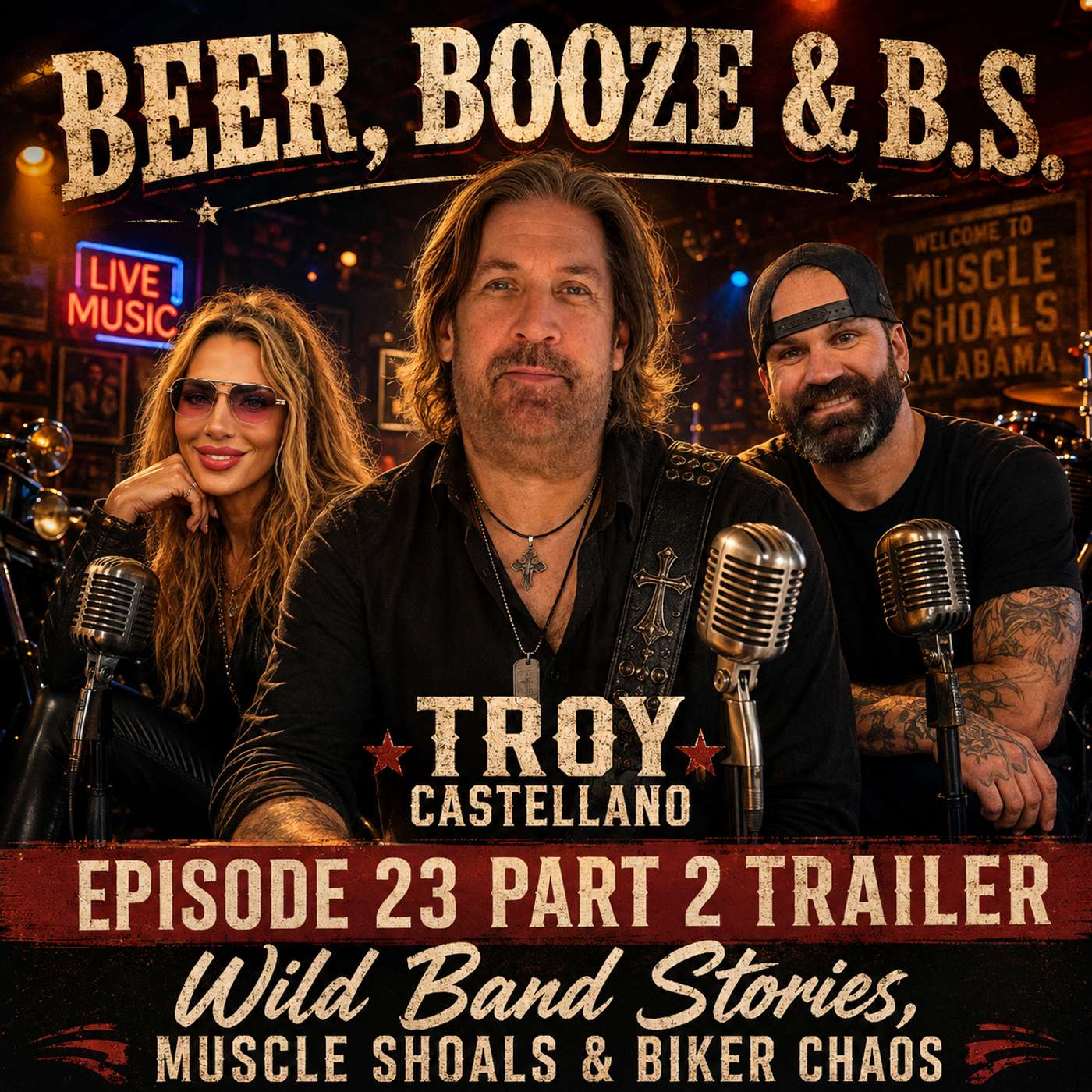 AUDIO ONLY: Troy Castellano: Wild Band Stories, Muscle Shoals & Biker Chaos | Part 2 Trailer episode artwork