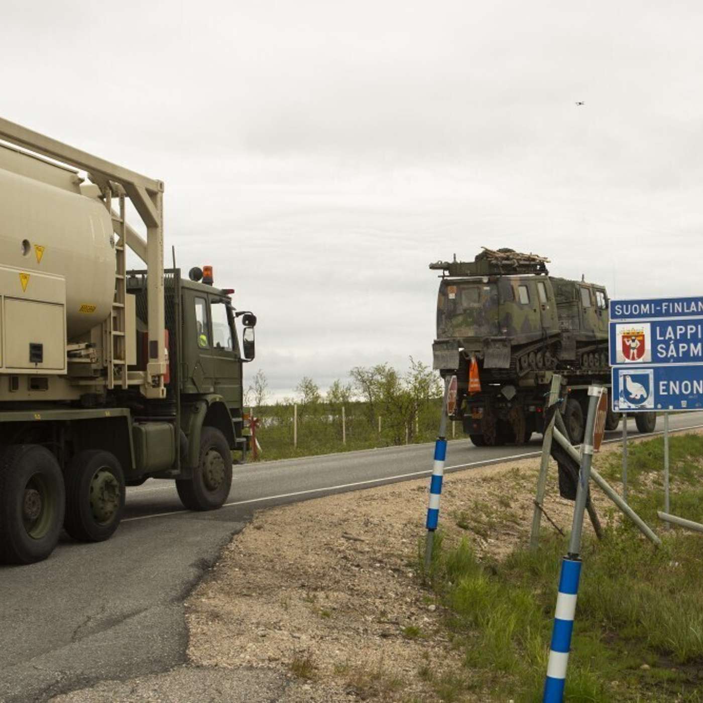 Для военной техники на севере появился новый трансграничный транзитный коридор