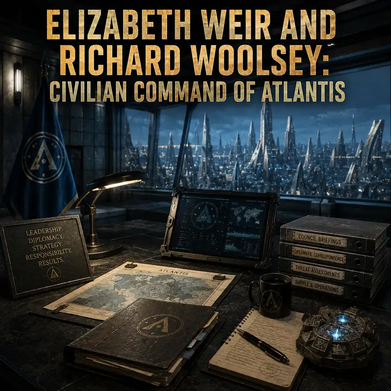Elizabeth Weir and Richard Woolsey: Civilian Command of Atlantis