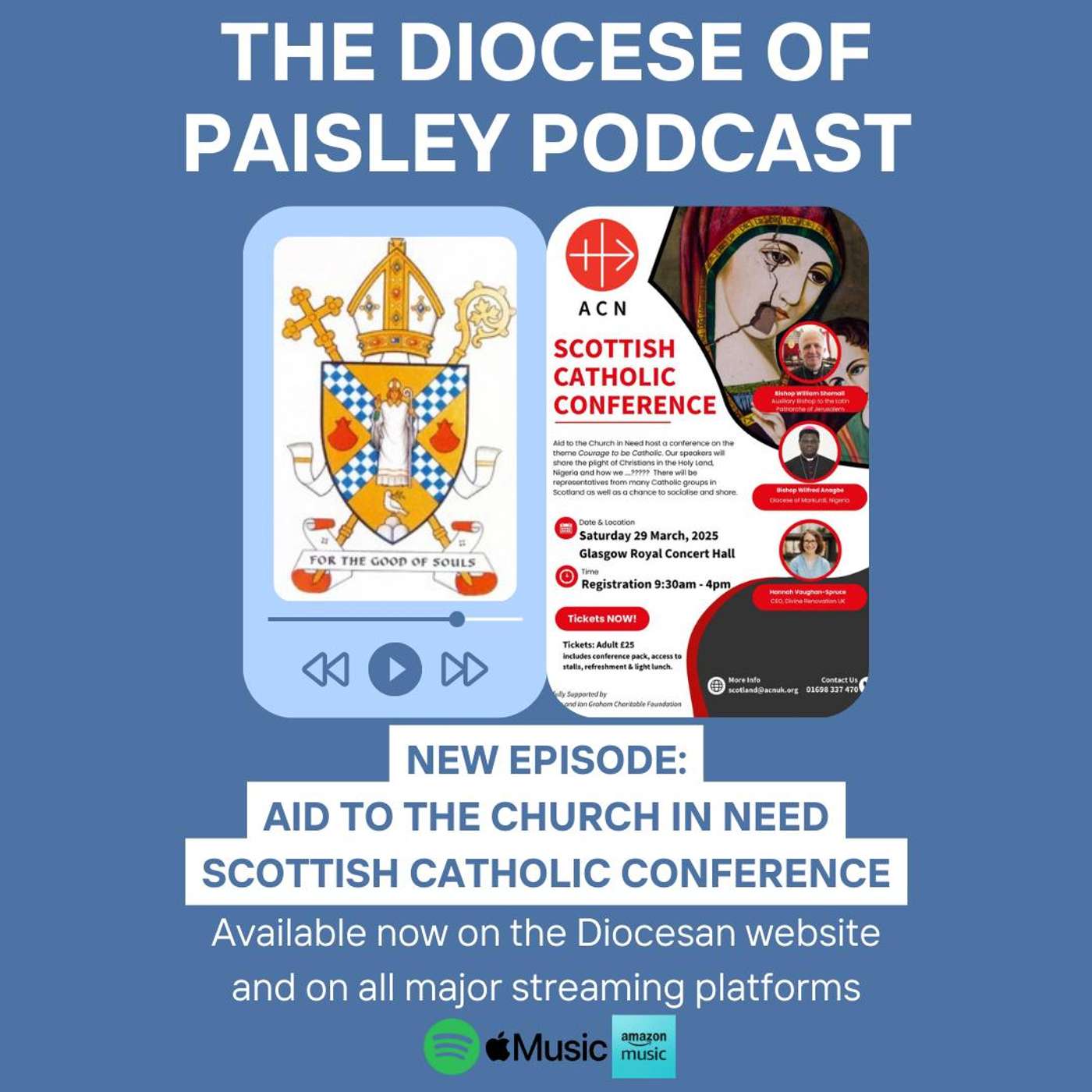 Aid to the Church in Need Scottish Catholic Conference: Vanda Kettelhut speaks to William More and Peter Diamond of ACN about their Scottish Conference.
