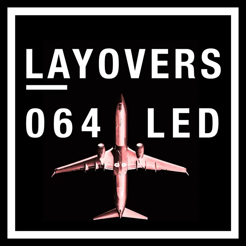 064 LED - United 767, snowpocalypse, pizza lounge, A380 Xmas tree, 747 amenity kit, smart bag ban