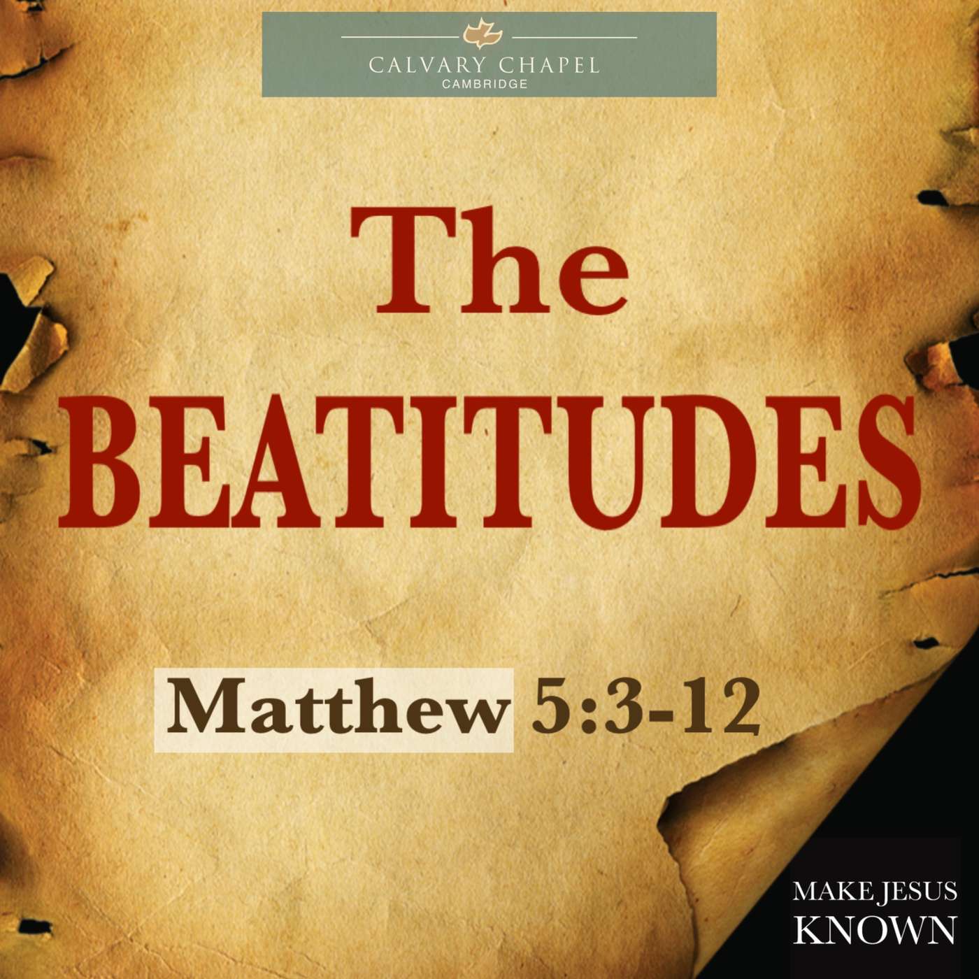 Sermon 6. The Beatitudes episode artwork