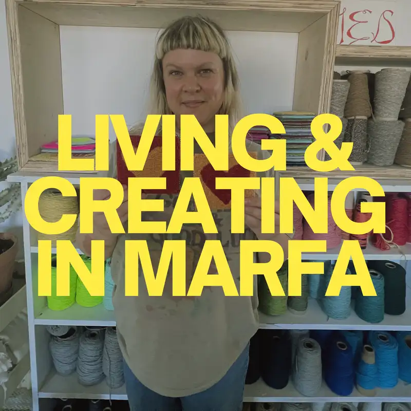 Living & Creating in Marfa, TX | Studio Visit with Opal Rugs