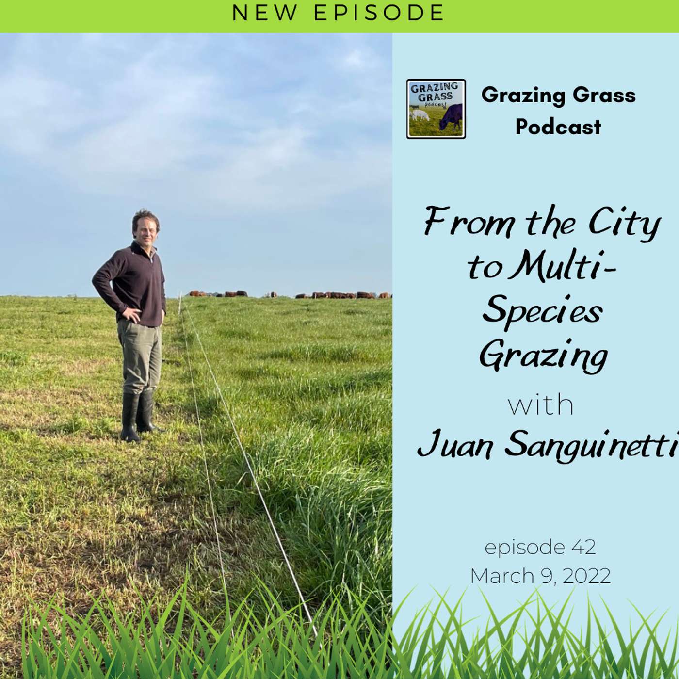 Grazing Grass Podcast sharing Regenerative Ag Stories