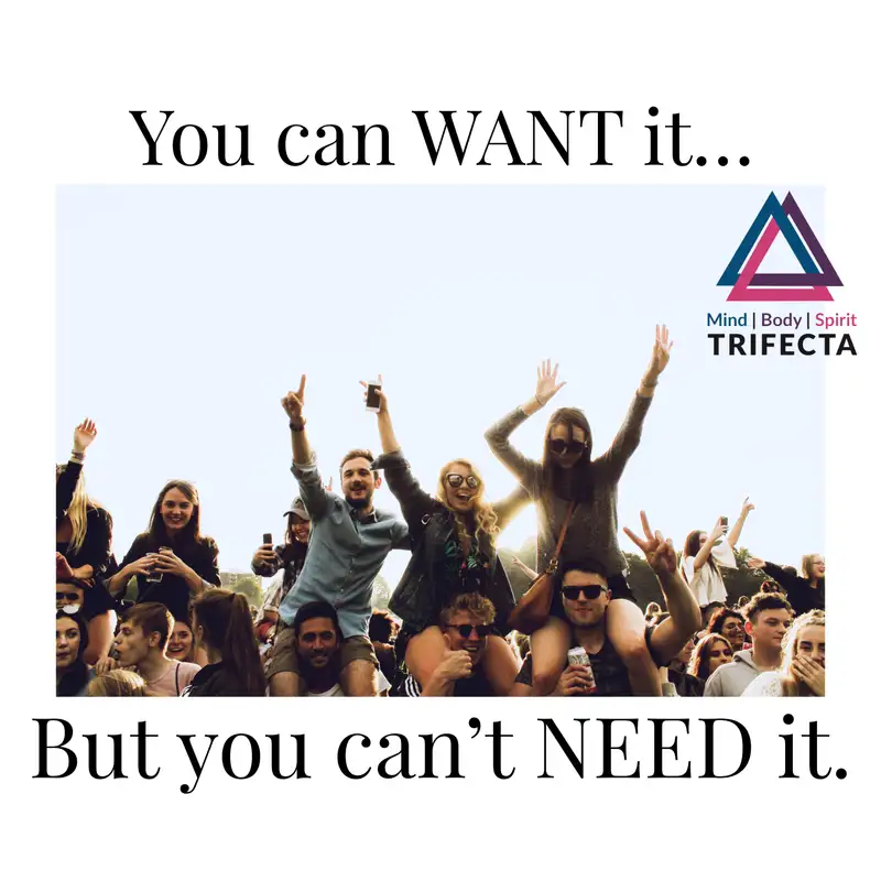 You can WANT it, but you can’t NEED it - Episode 5