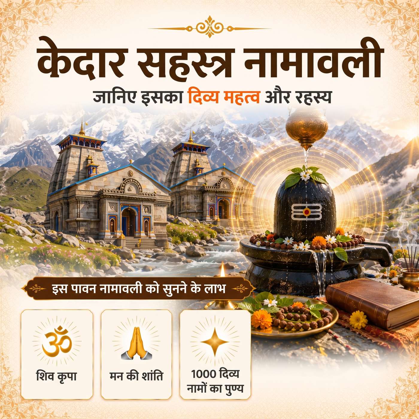 केदार सहस्र नामावली का महत्व | Kedarnath Sahastra Namavali | शिव भक्ति का दिव्य रहस्य | Hindi episode artwork