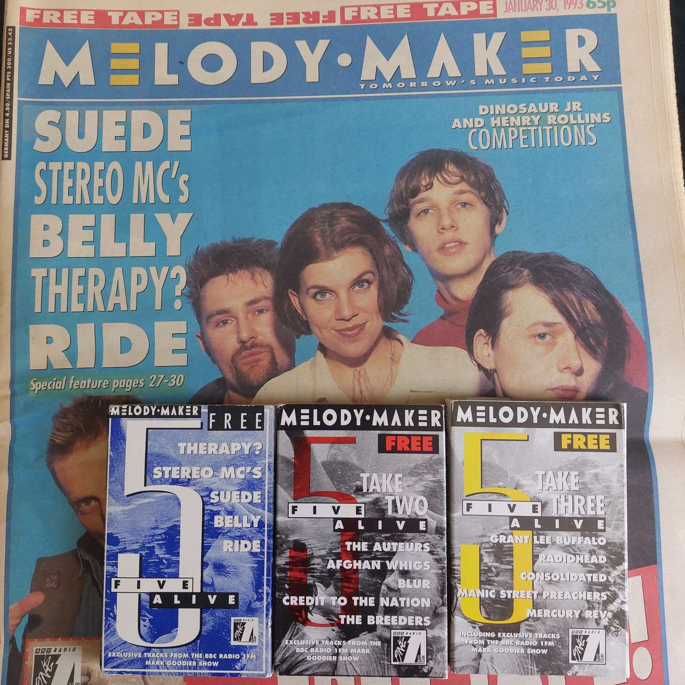 Free With This Months Issue 66 - Robin Ince selects Melody Maker Five Alive volumes 1-3 Free With This Months Issue 66 - Robin Ince selects Melody Maker Five Alive volumes 1-3