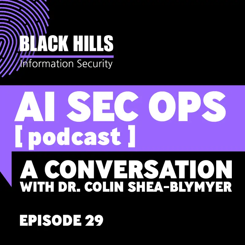 A Conversation with Dr. Colin Shea-Blymyer  | Episode 29