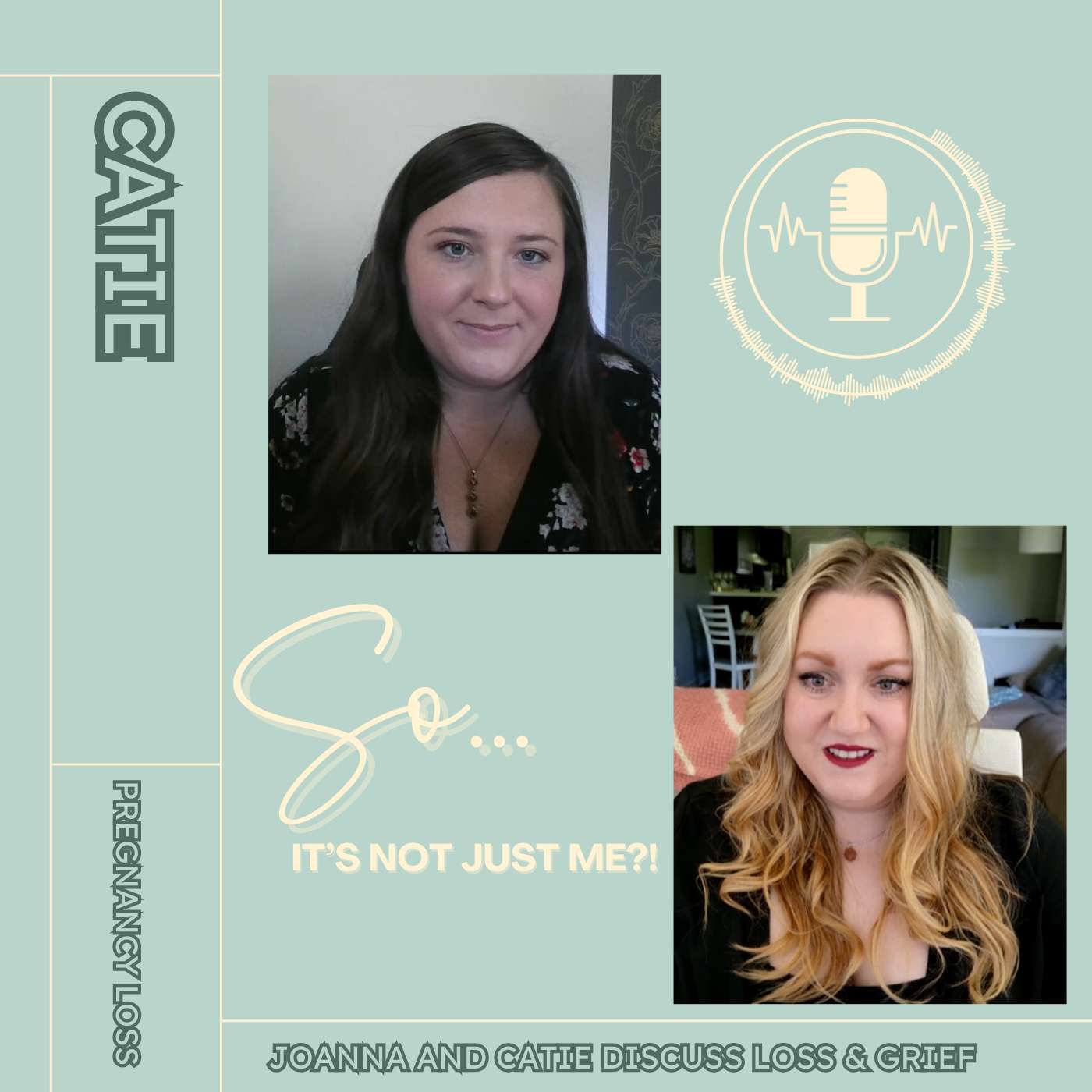TW: Pregnancy Loss: Joanna and Catie discuss Loss and Grief episode artwork