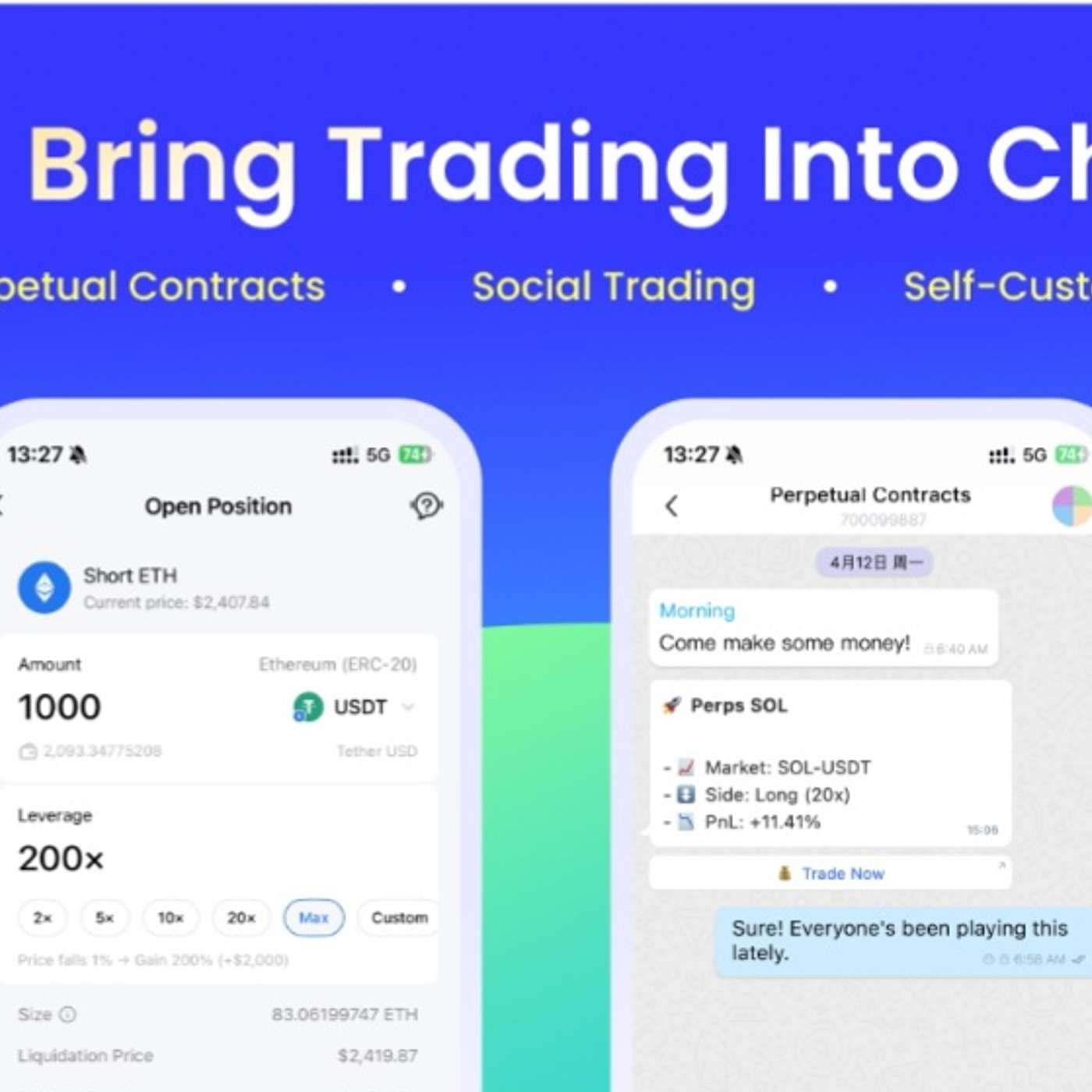 Mixin Launches U-Margined Perpetual Contracts, Bringing Derivatives Trading Into Chat