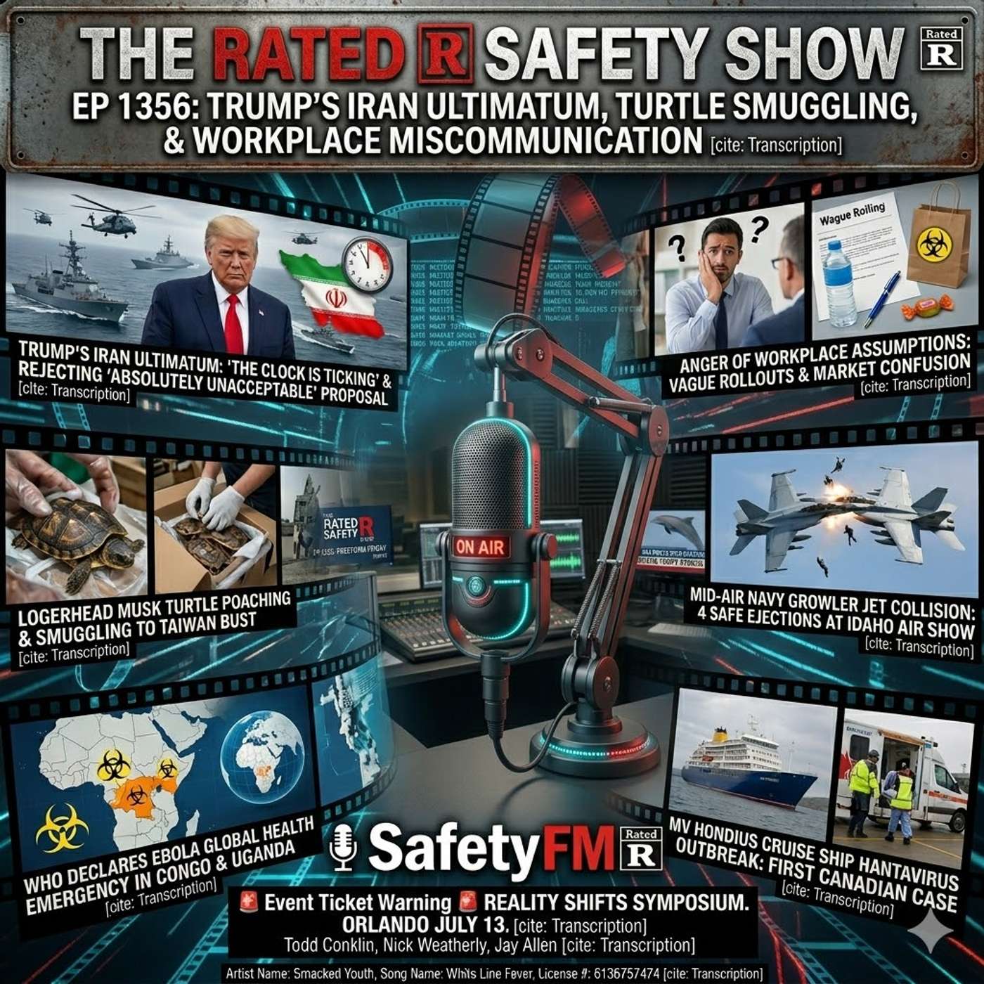 EP 1356: Trump's Iran Ultimatum, Turtle Smuggling, & Workplace Miscommunication