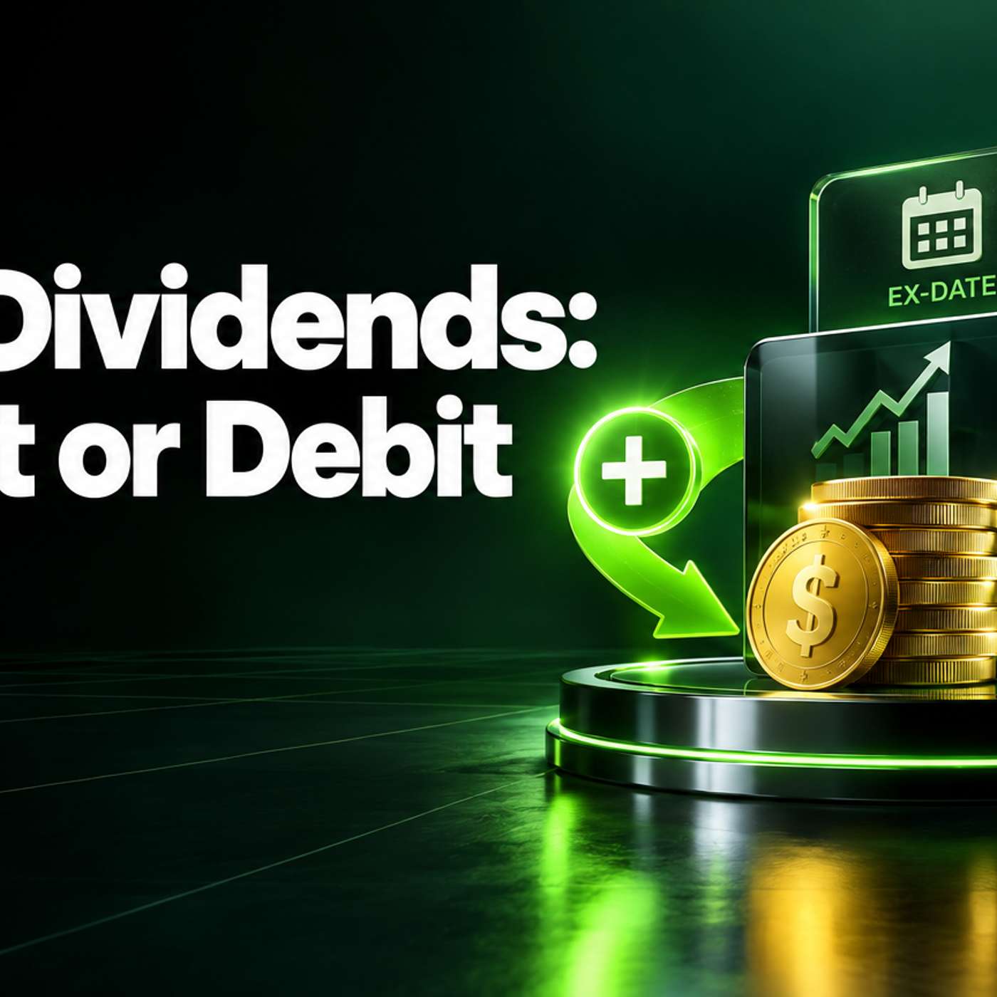 Dividends on Share CFDs: Long Credit, Short Debit and Ex-Date Timing