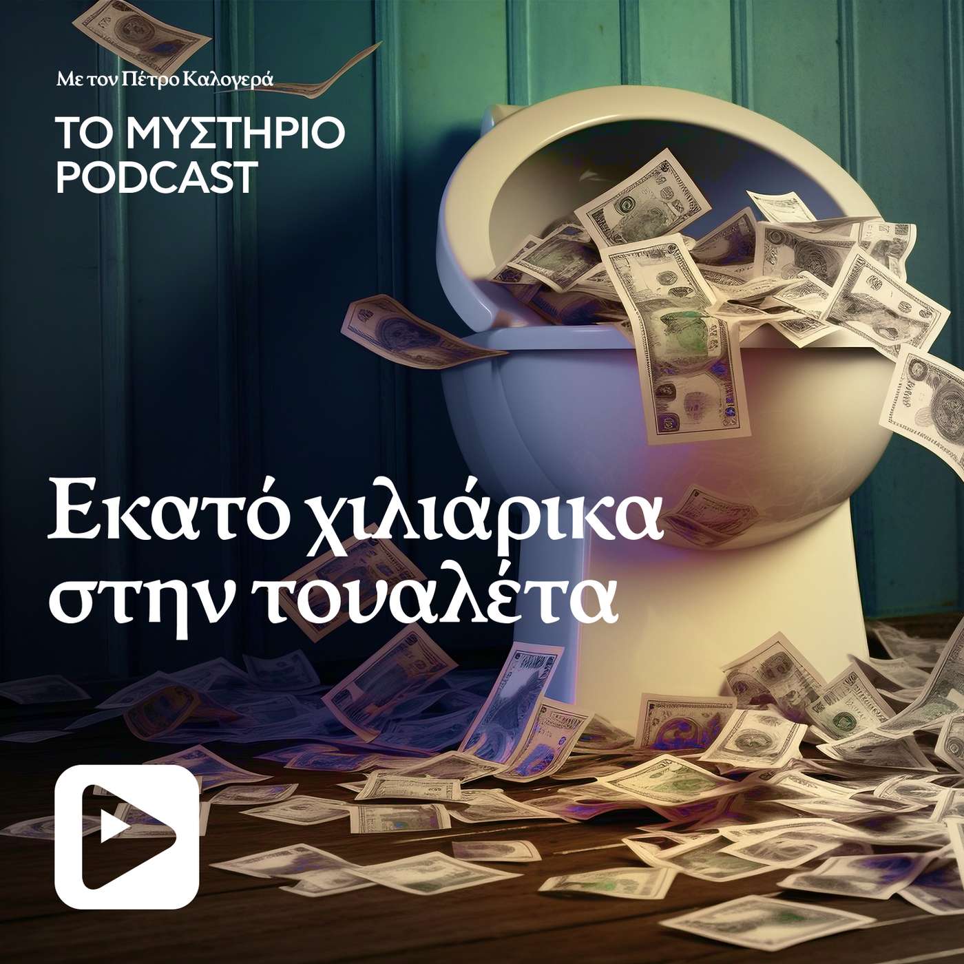 Εκατό χιλιάρικα στην τουαλέτα