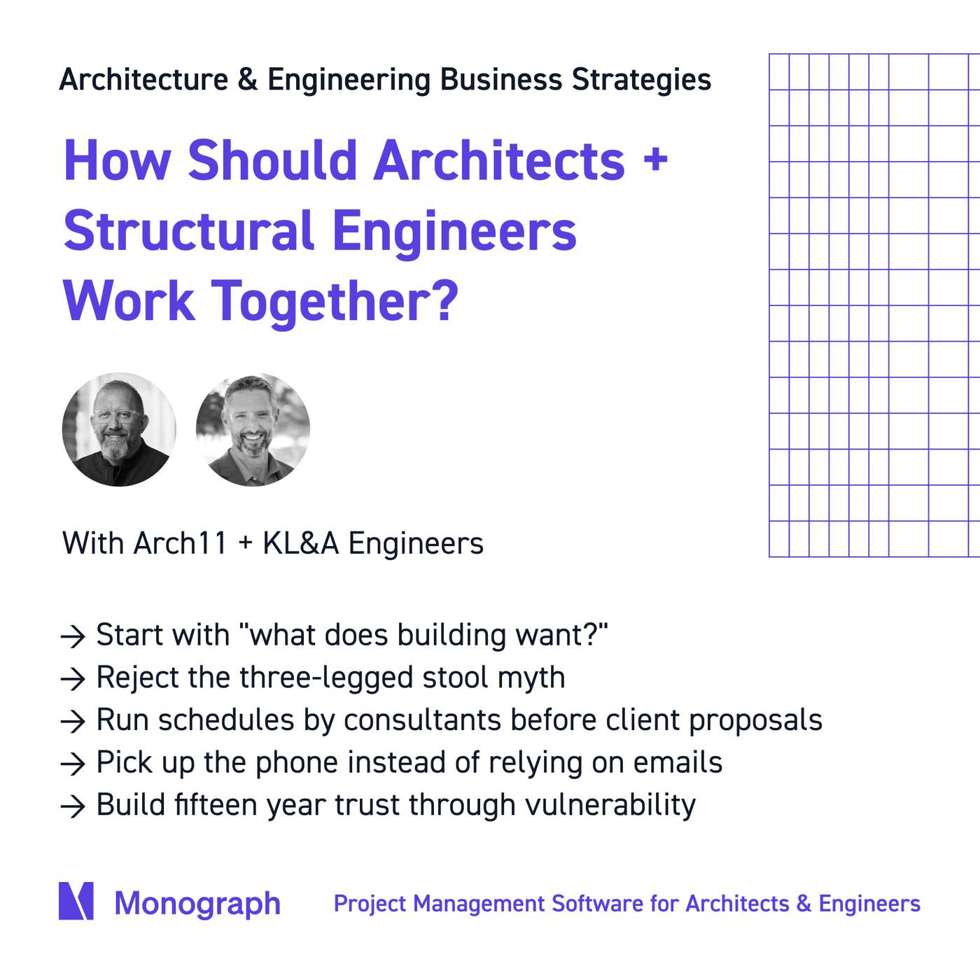How Should Architects + Structural Engineers Work Together? (w/ Arch11 and KL&A Engineers) episode artwork