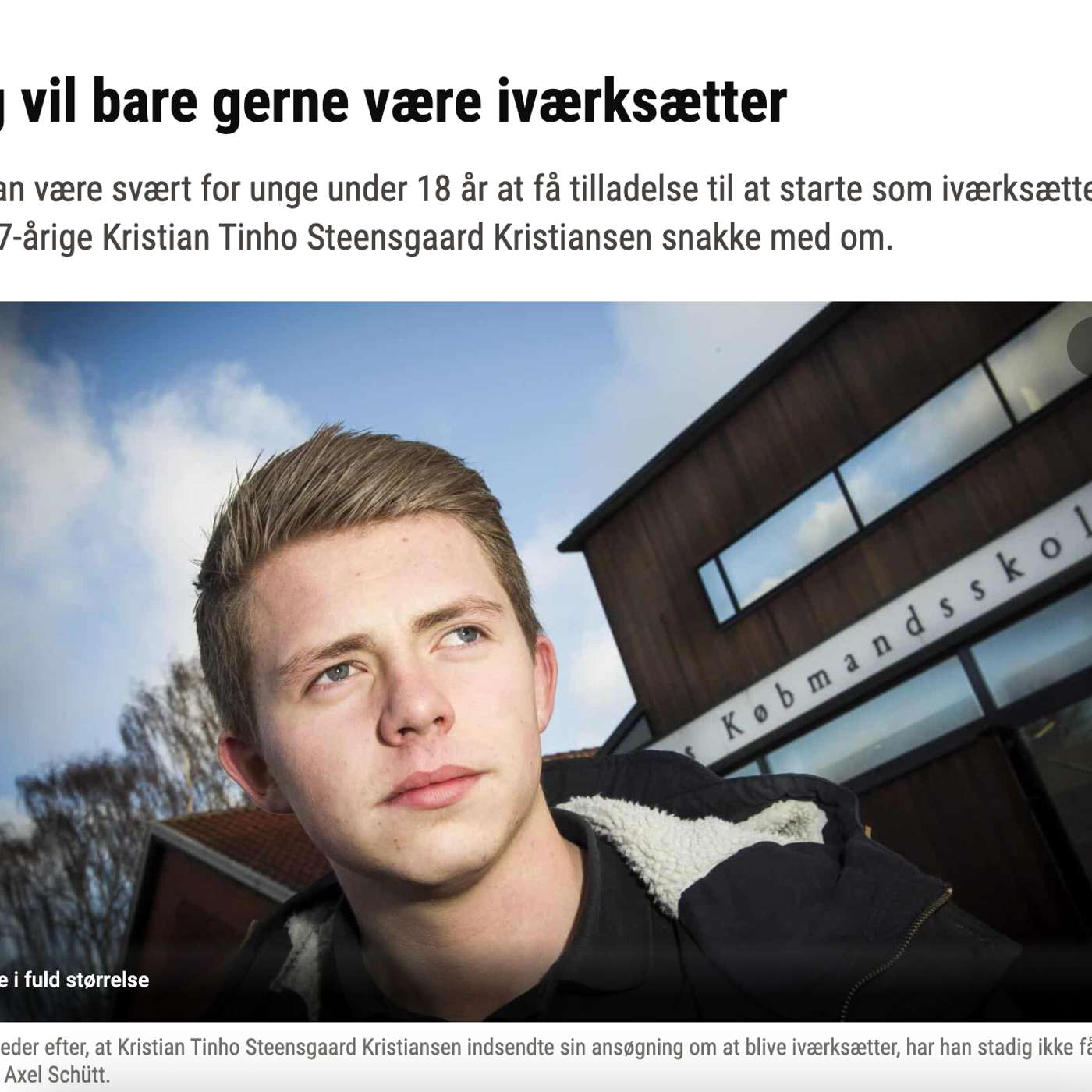 Historien om Kristians karriere (indtil nu)