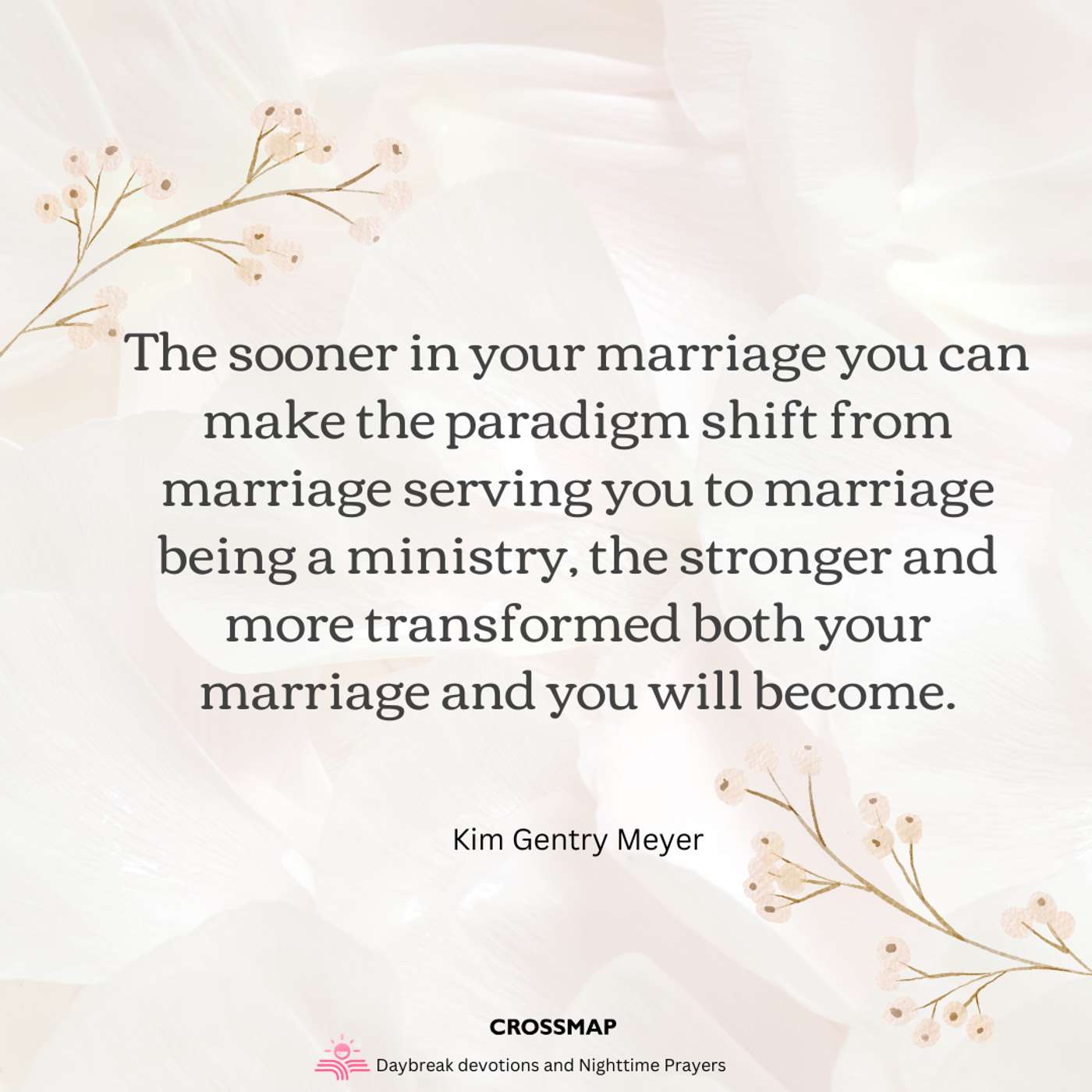 Marriage as Ministry