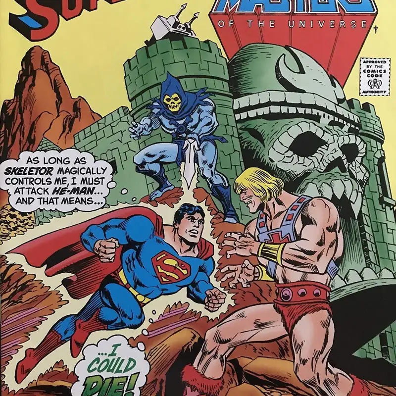 What if Superman ended up in Eternia with He-Man & the Masters of the Universe? (From DC Comics Presents #47)