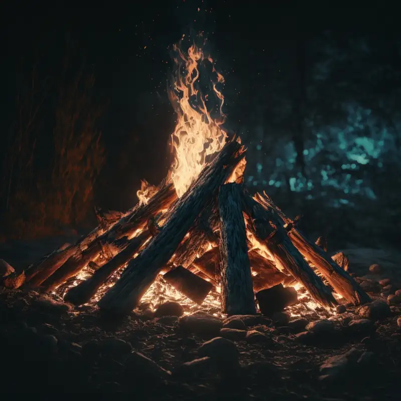 Soothing Campfire Ambiance | 8 Hours