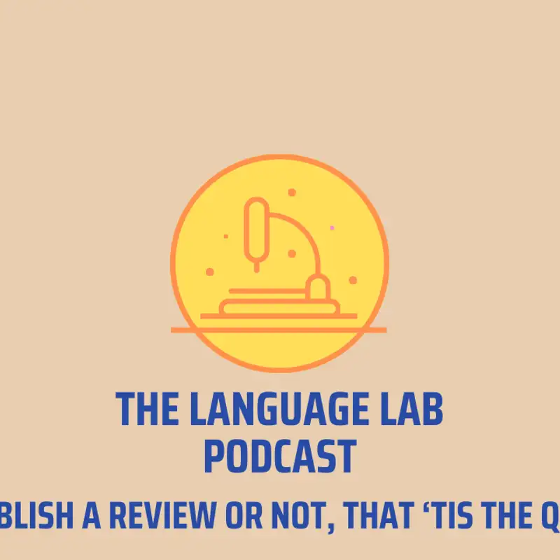 To Publish Reviews or Not, That 'Tis The Question