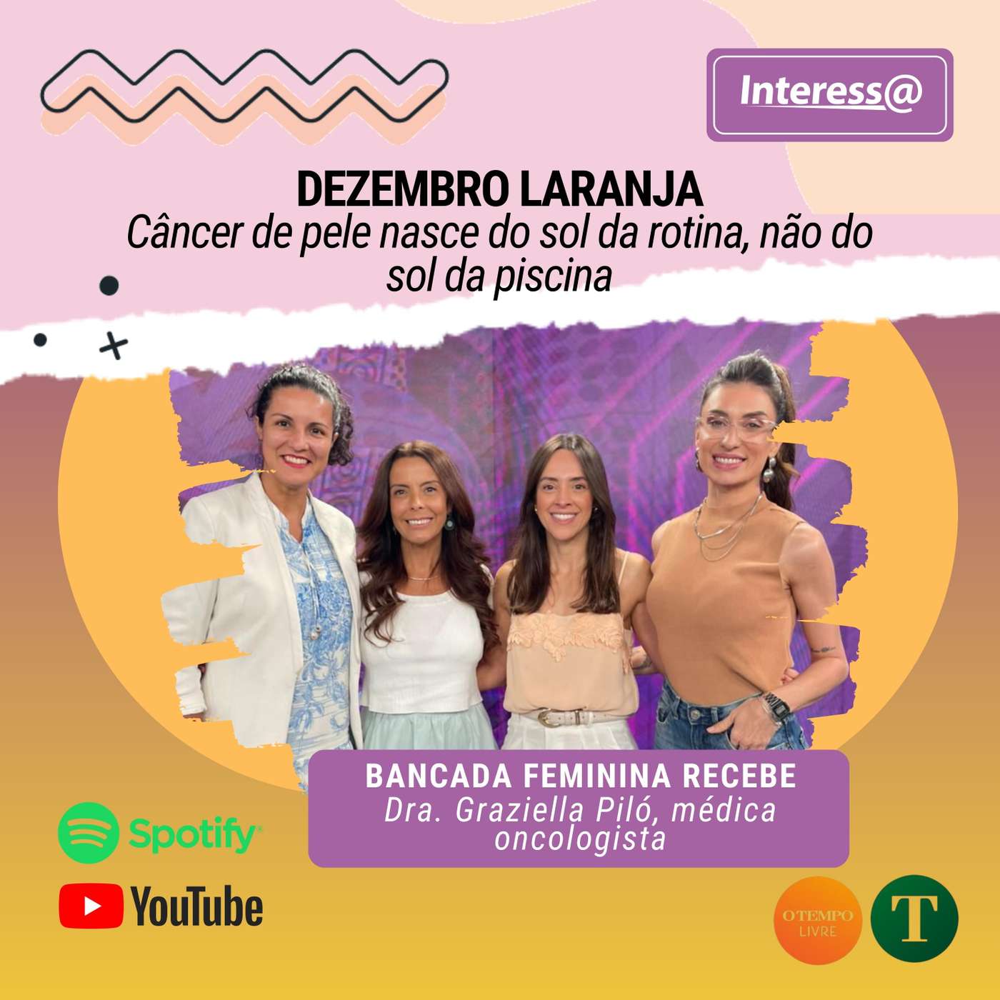 Dezembro Laranja: câncer de pele nasce do sol da rotina, não do sol da piscina