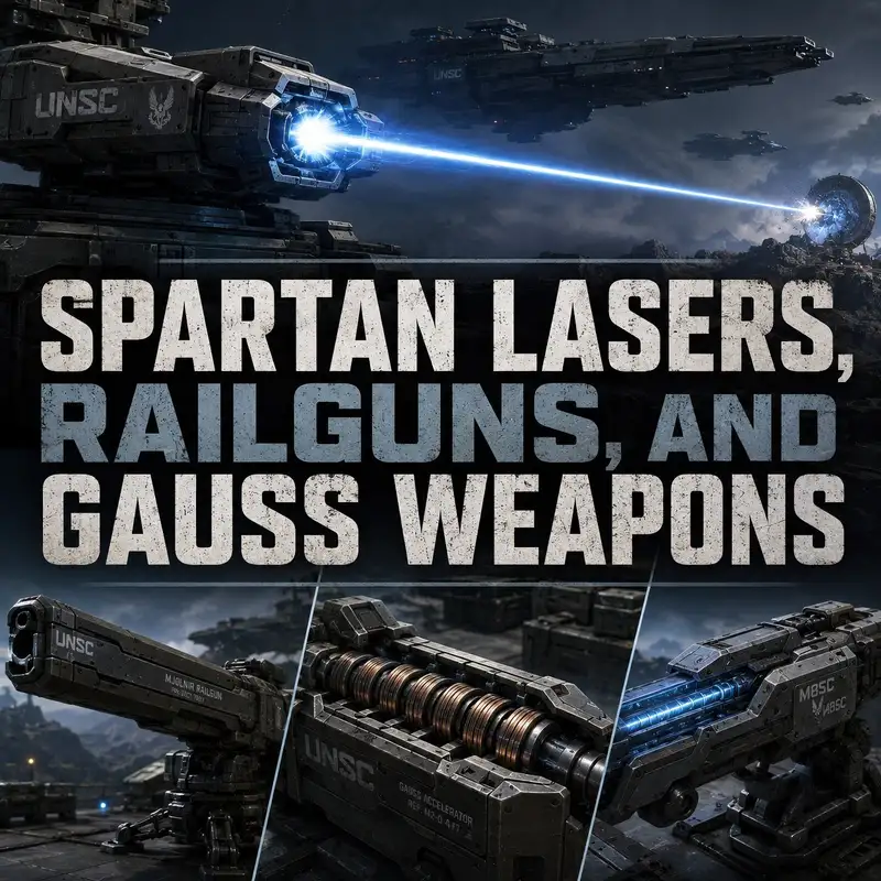 Spartan Lasers, Railguns, and Gauss Weapons