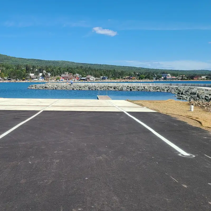 New Boat Launch Opens In Grand Marais Harbor